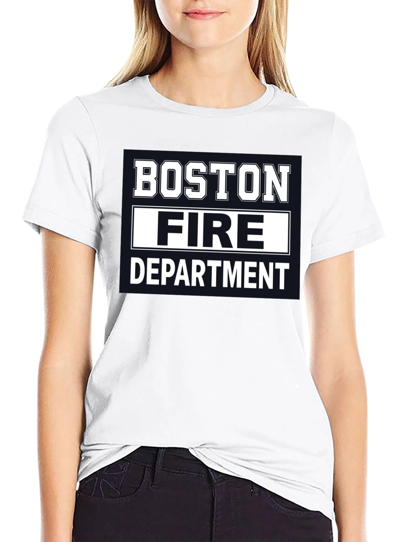Boston Fire Department T-Shirt - Black