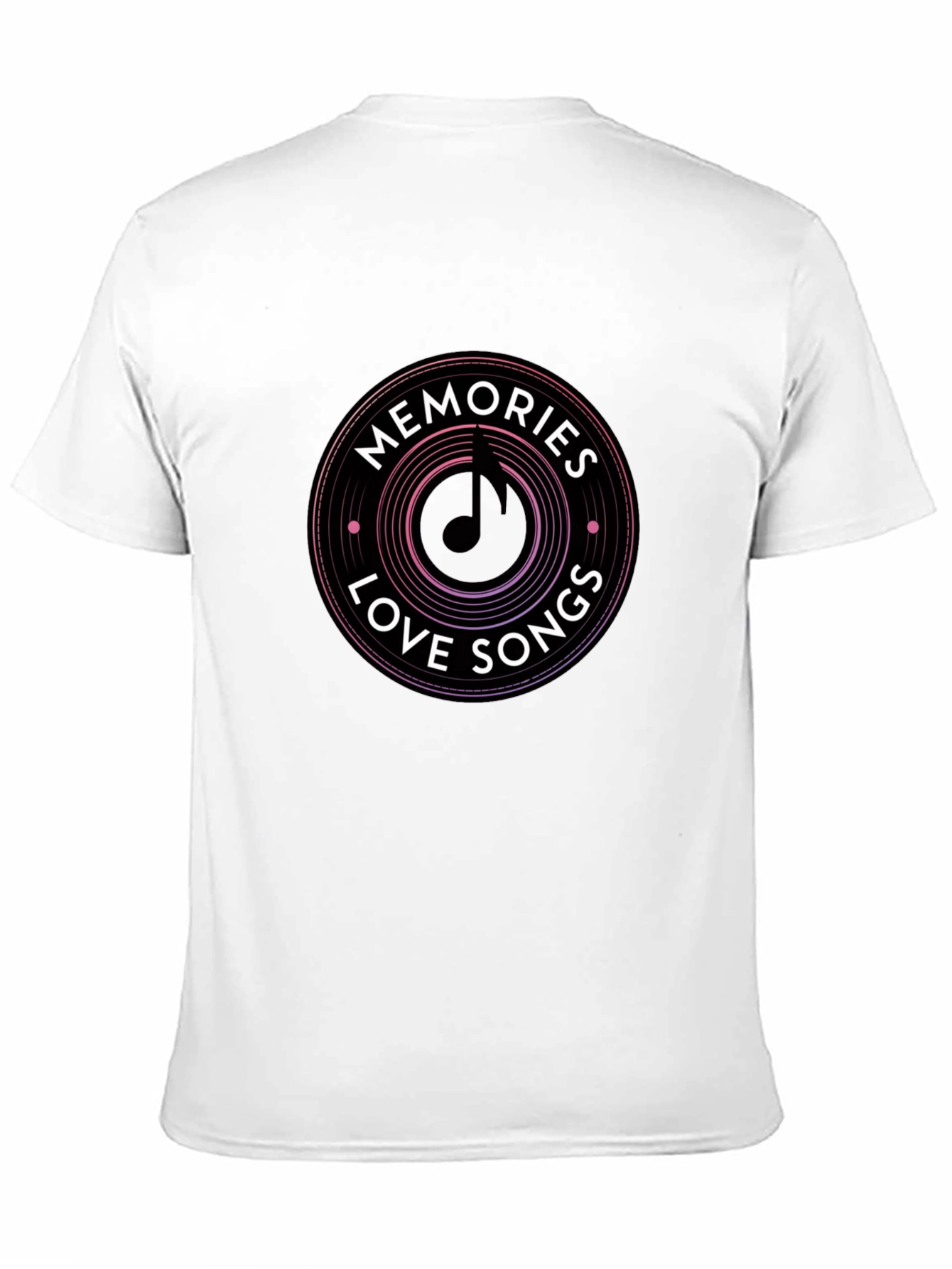 Memories Love Songs Black Graphic Tee
