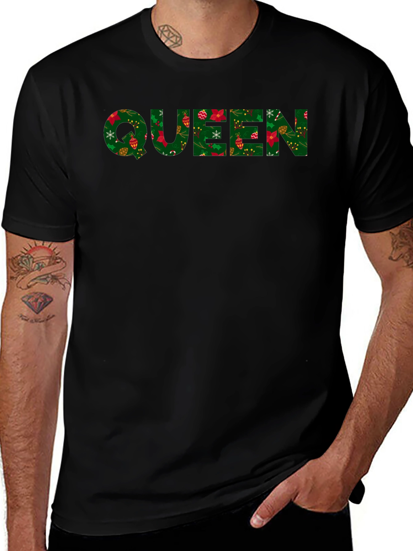 Festive Queen Christmas Holiday T-Shirt