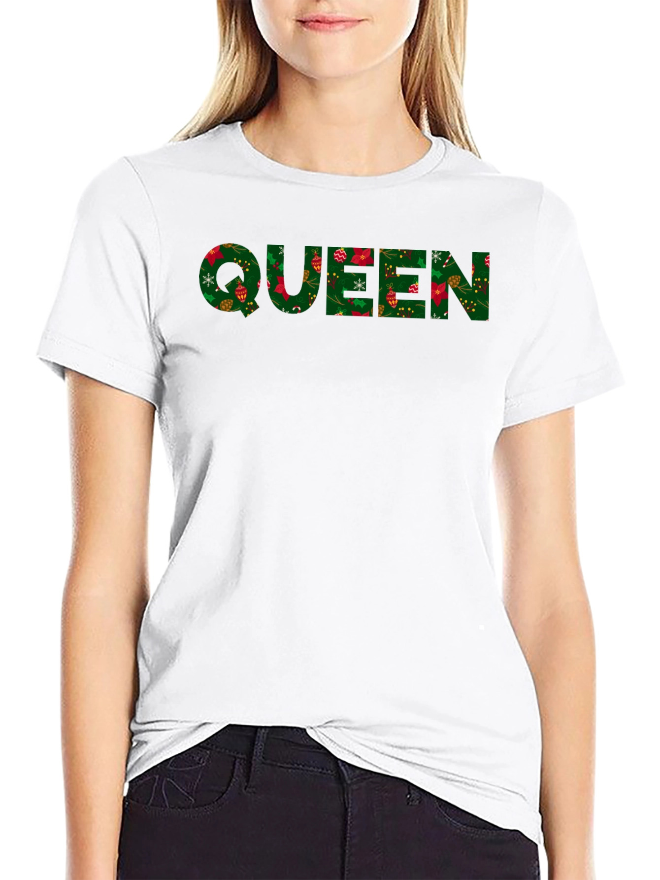 Festive Queen Christmas Holiday T-Shirt