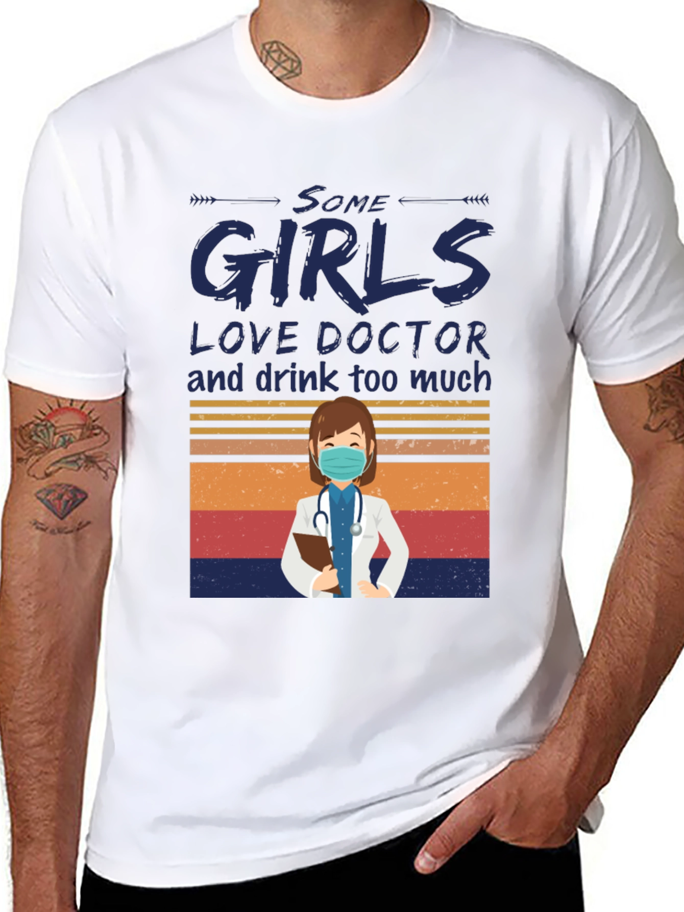 Some Girls Love Doctor Graphic T-Shirt