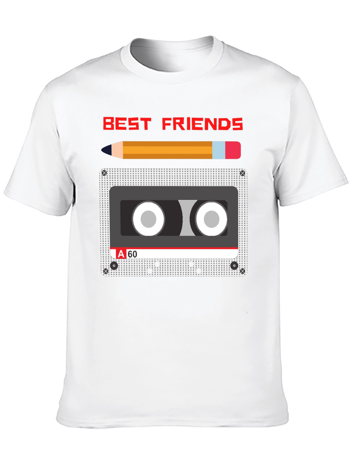 Best Friends Cassette Tape Graphic Tee