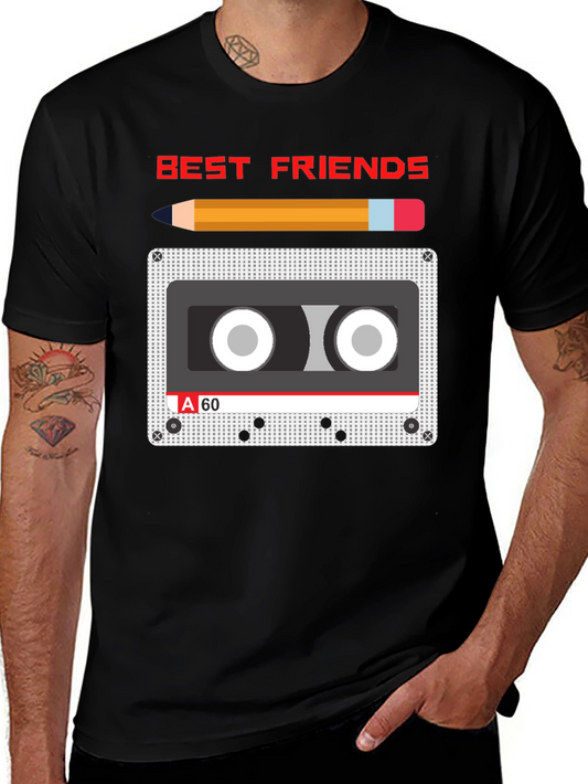 Best Friends Cassette Tape Graphic Tee
