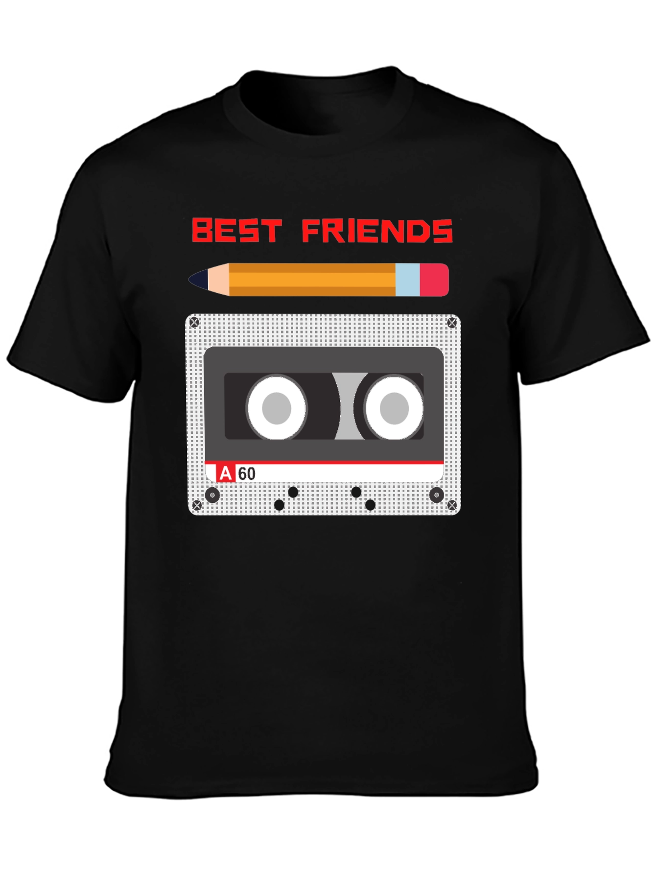 Best Friends Cassette Tape Graphic Tee