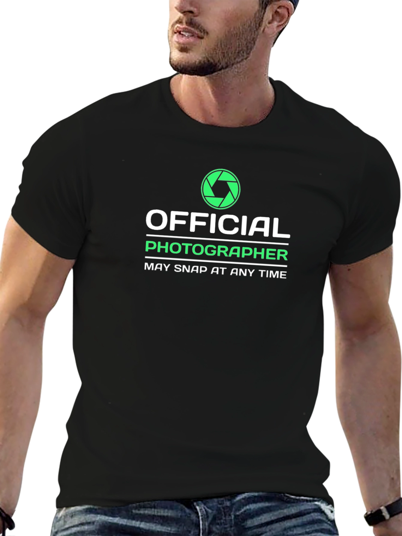 Official Photographer T-Shirt - May Snap At Any Time!