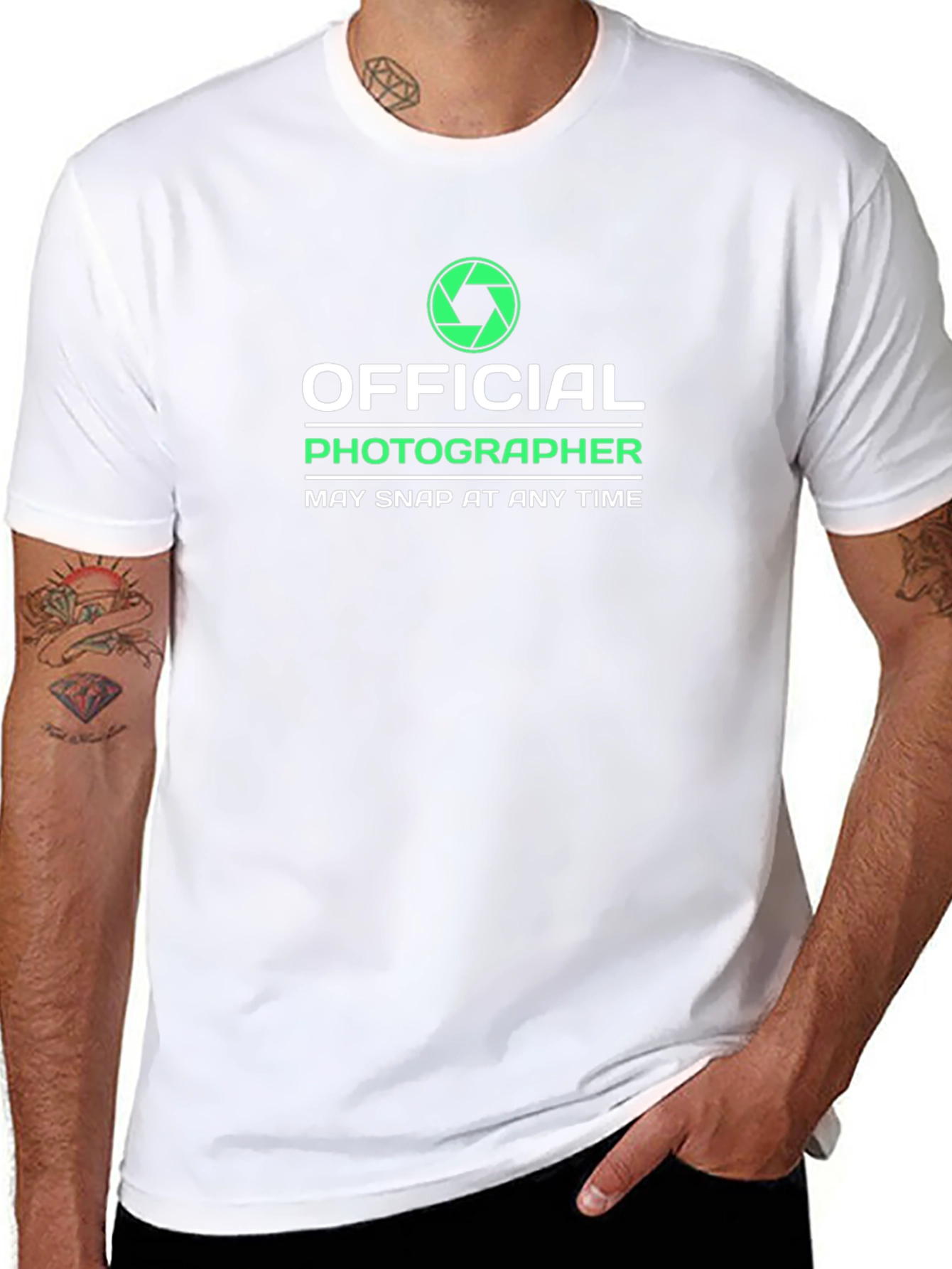 Official Photographer T-Shirt - May Snap At Any Time!