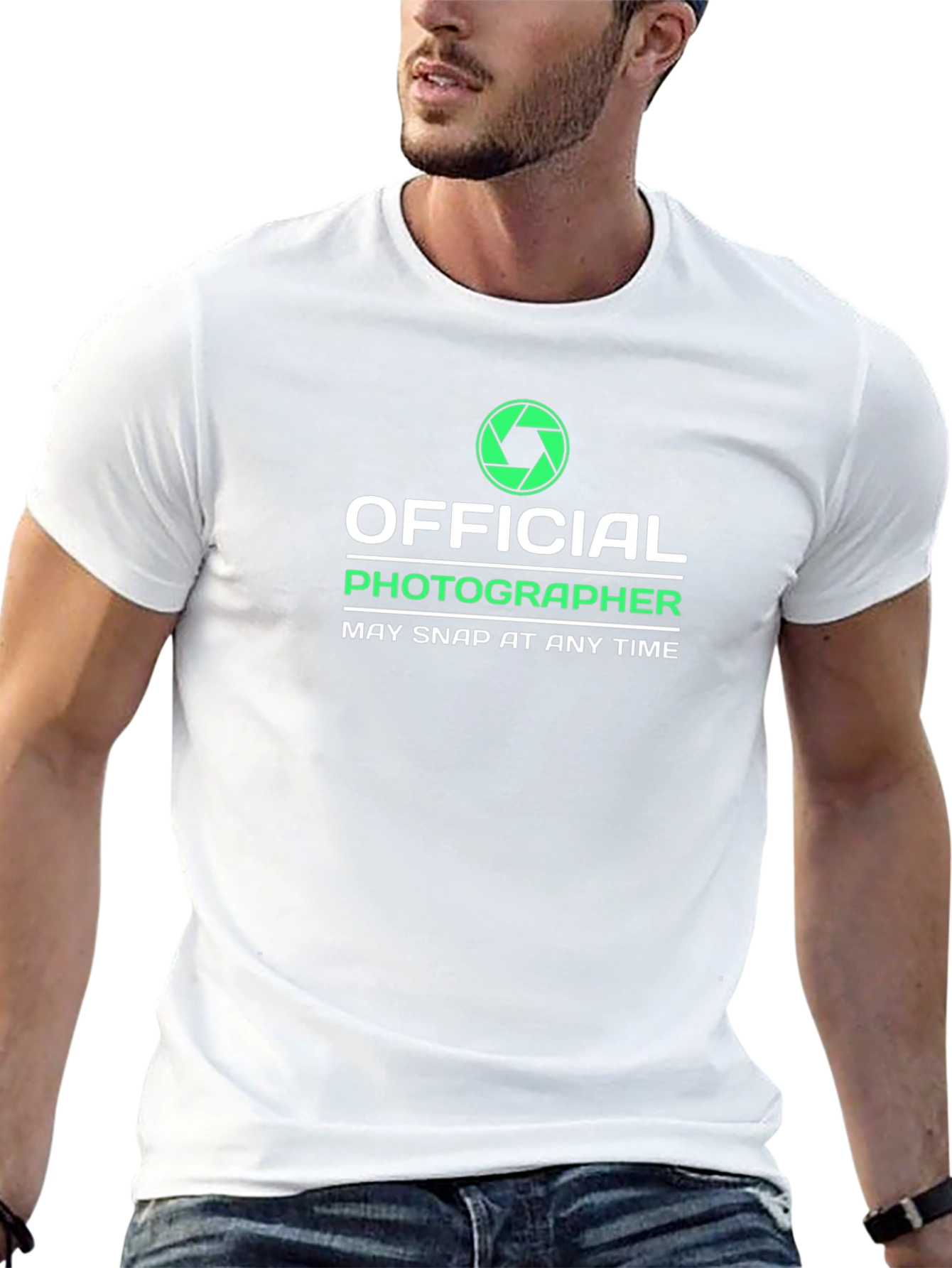 Official Photographer T-Shirt - May Snap At Any Time!