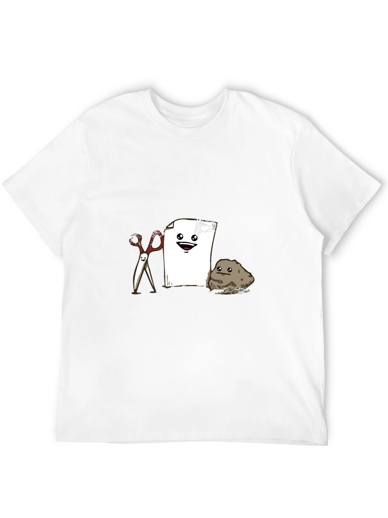 Rock Paper Scissors Graphic Tee
