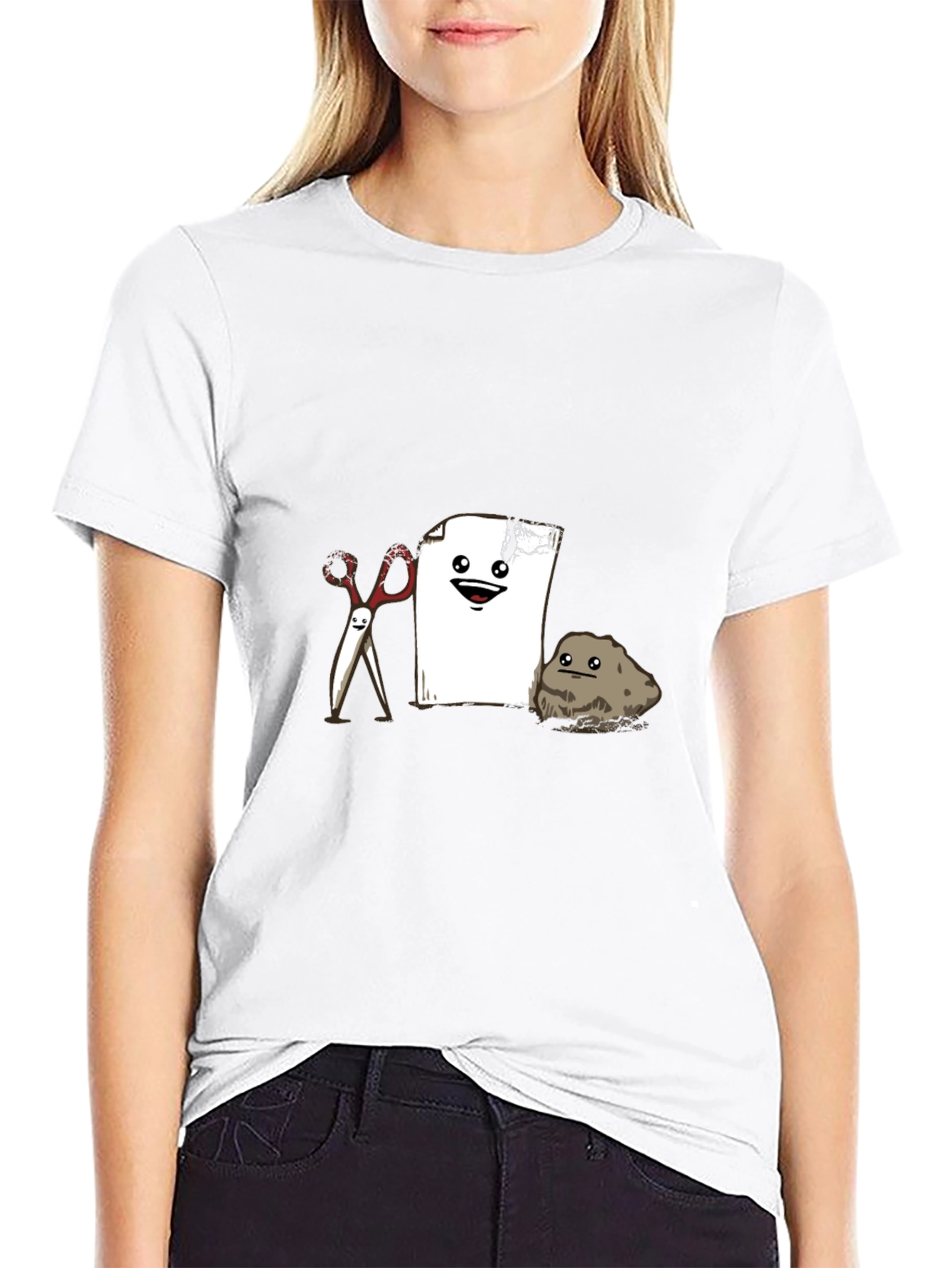 Rock Paper Scissors Graphic Tee