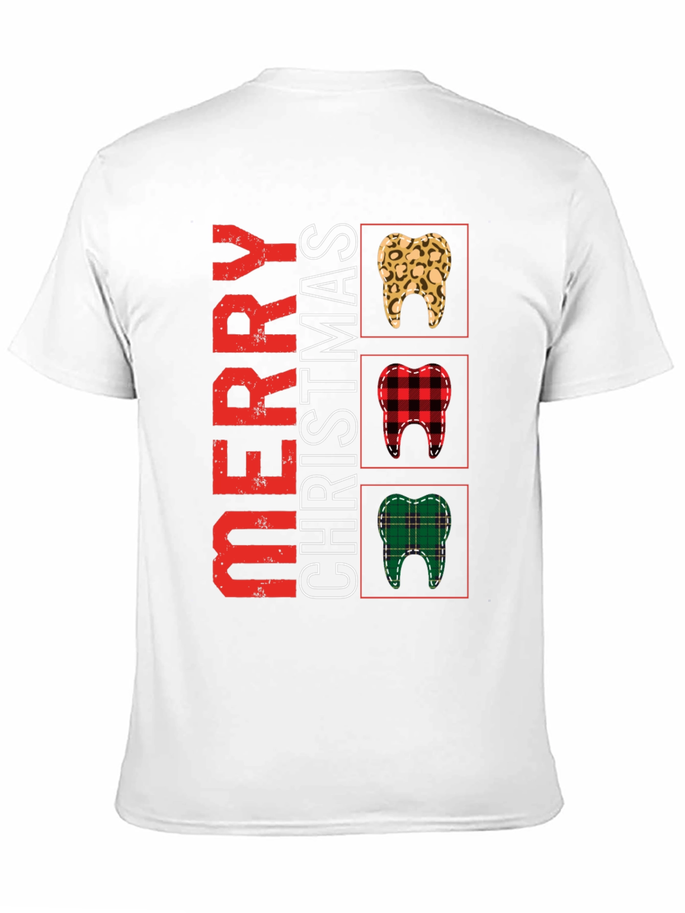 Merry Christmas Dentist T-Shirt Novelty Holiday Tee