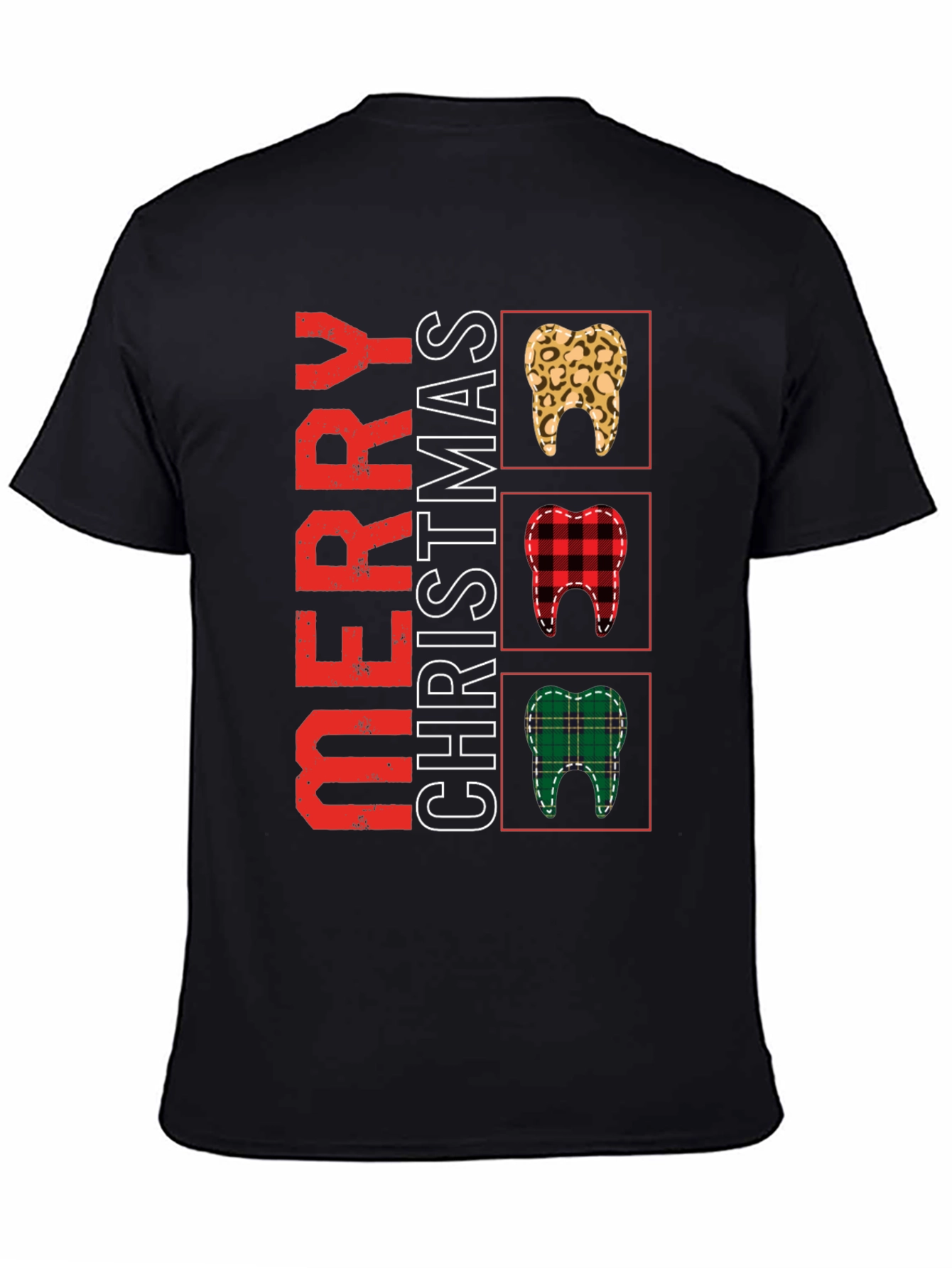 Merry Christmas Dentist T-Shirt Novelty Holiday Tee