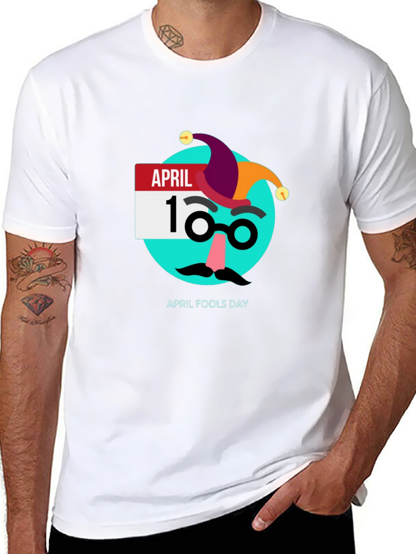 April Fools Day T-Shirt - Black Graphic Tee