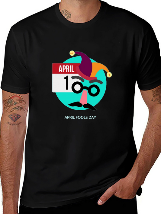 April Fools Day T-Shirt - Black Graphic Tee