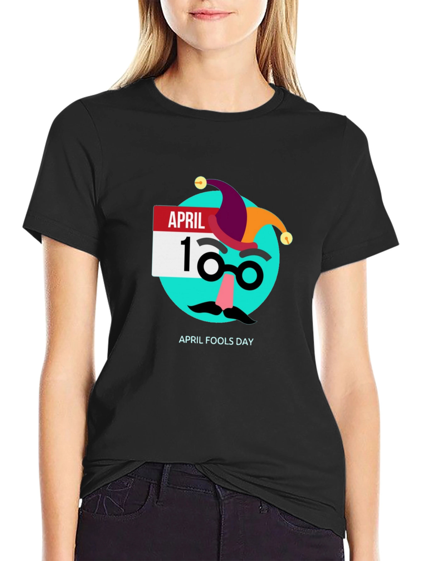 April Fools Day T-Shirt - Black Graphic Tee