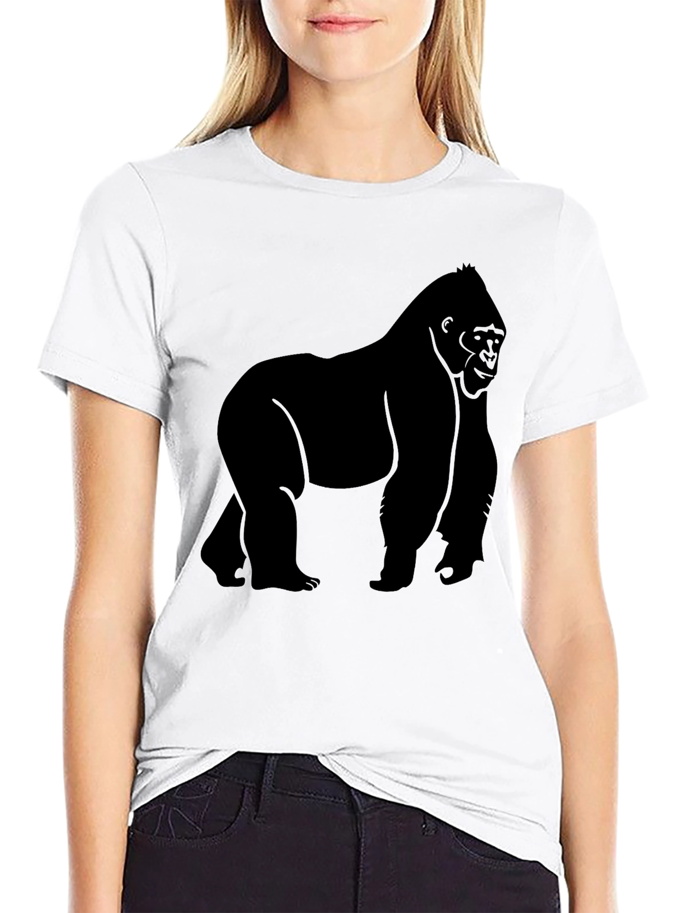 Gorilla Graphic Black T-Shirt