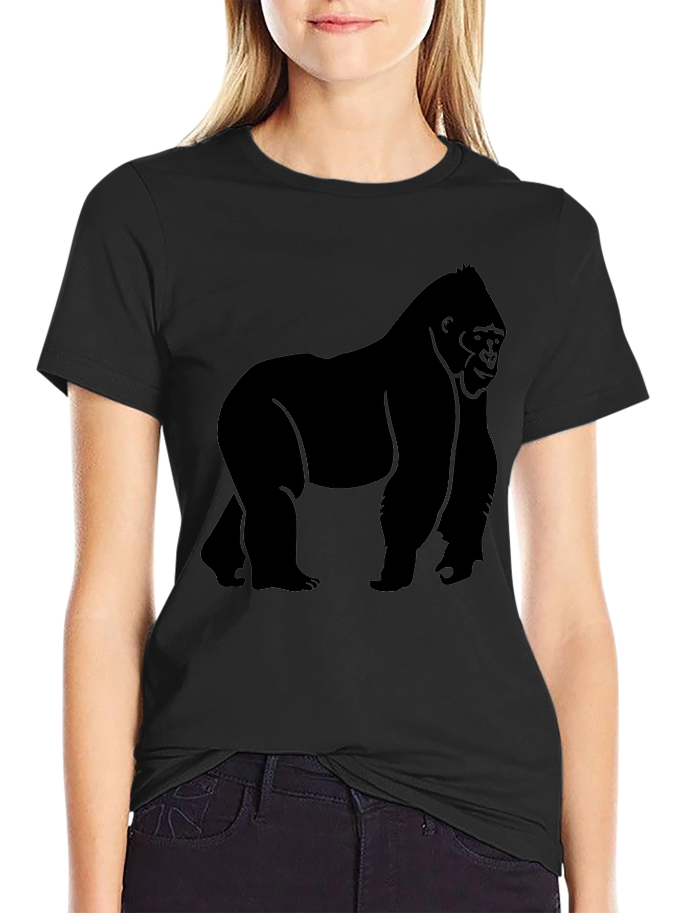 Gorilla Graphic Black T-Shirt