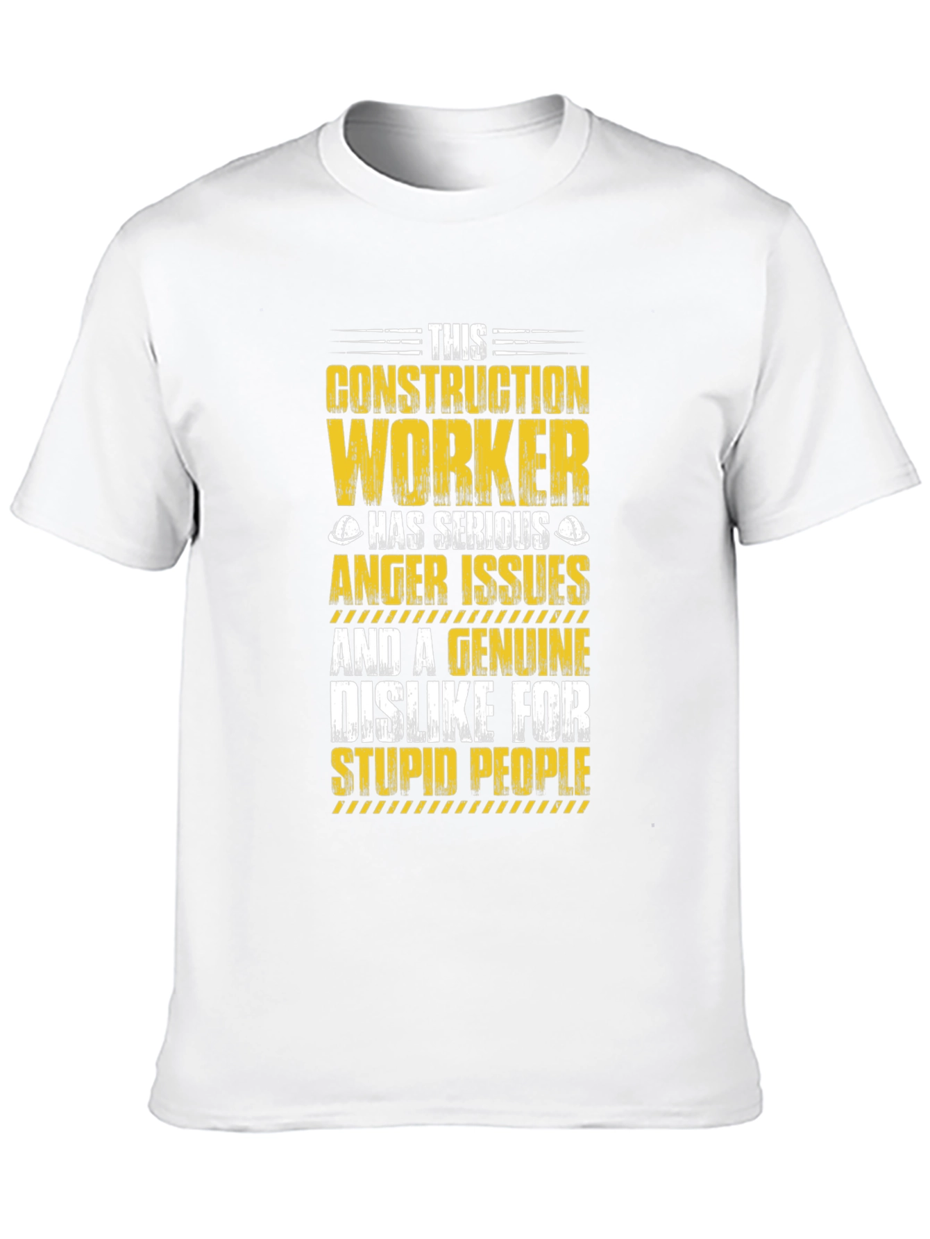 Construction Worker Anger Issues Graphic Tee