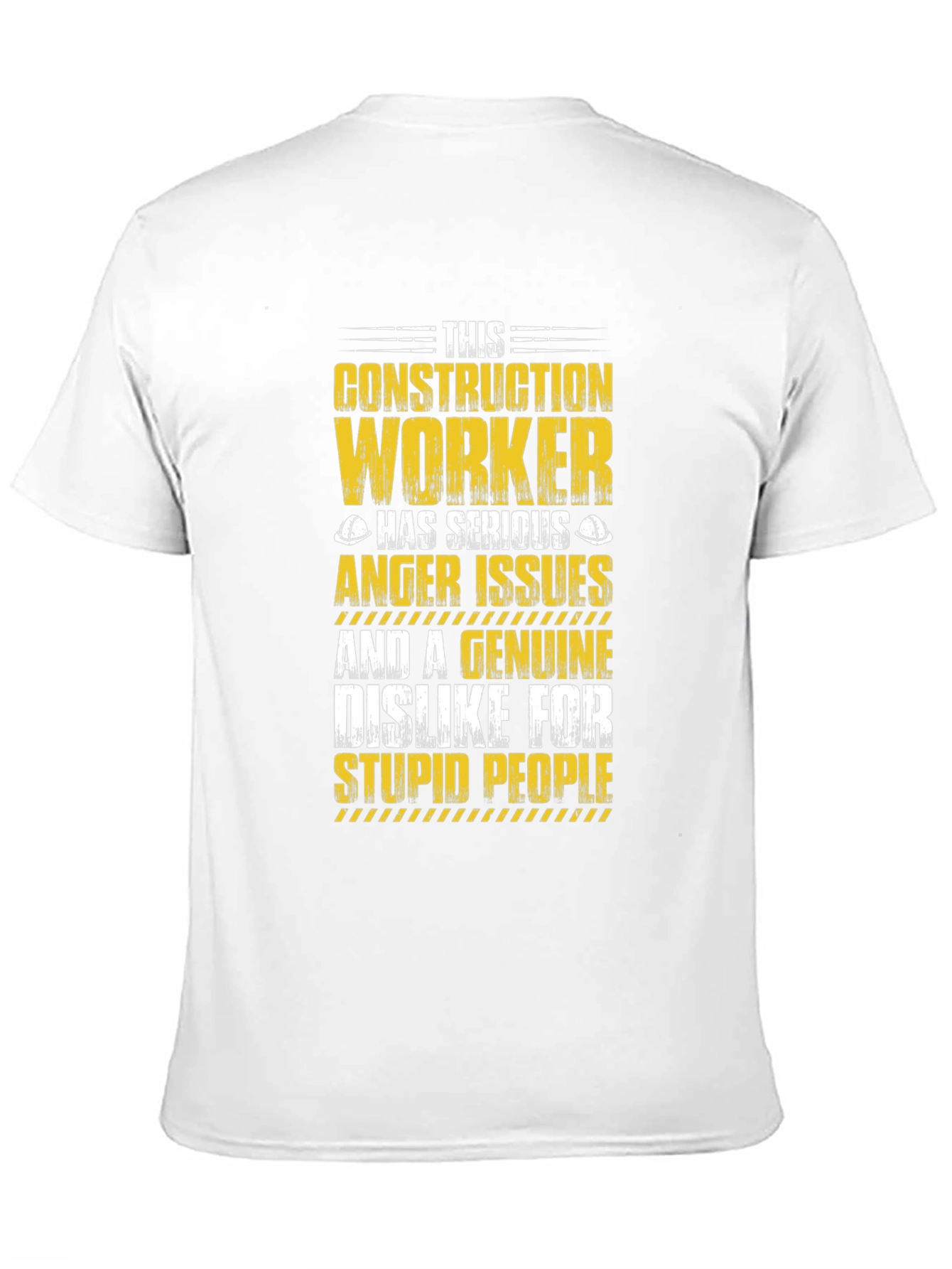 Construction Worker Anger Issues Graphic Tee