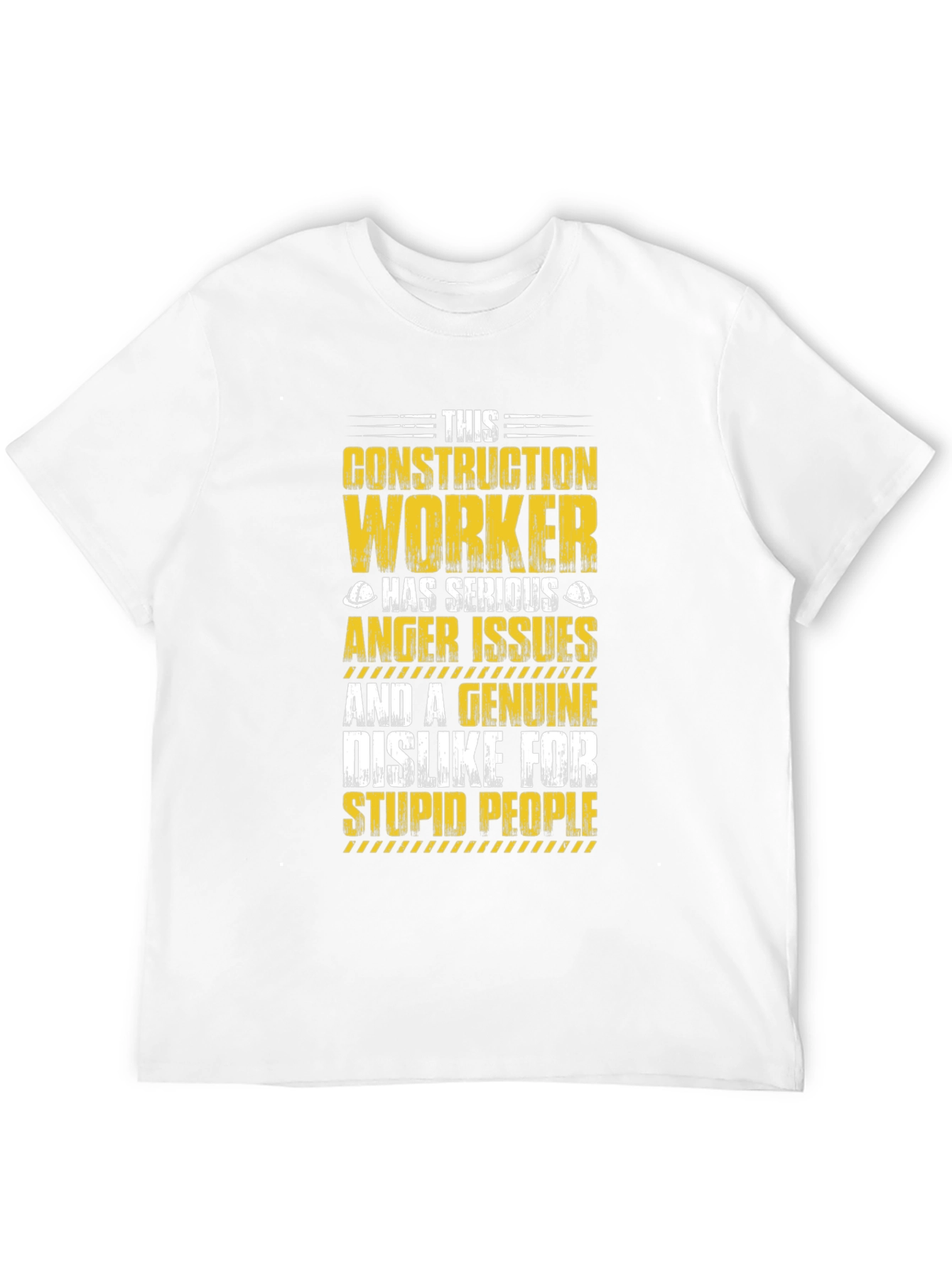 Construction Worker Anger Issues Graphic Tee