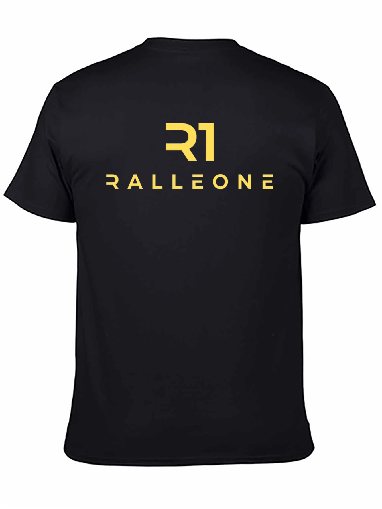 Ralleone Black Graphic Tee - Modern Style