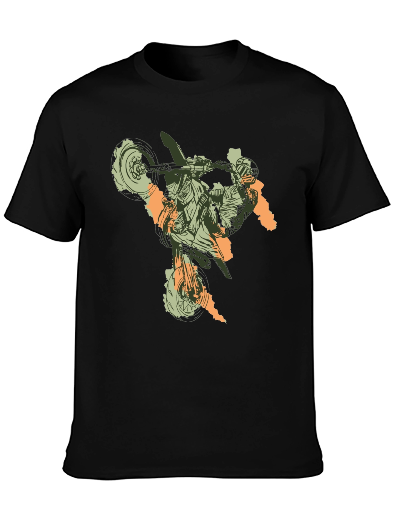 Motorcross Graphic Tee - Black