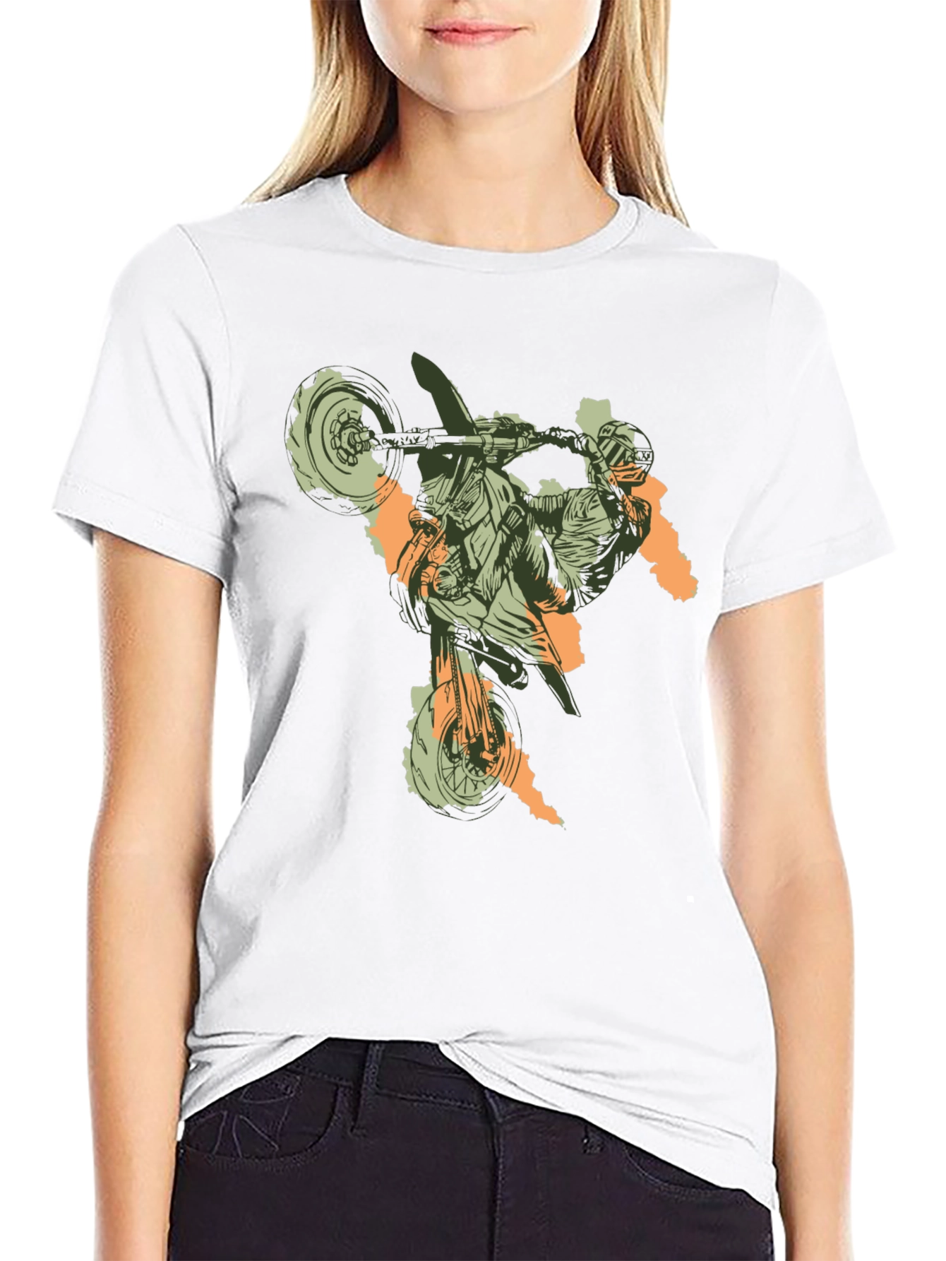 Motorcross Graphic Tee - Black