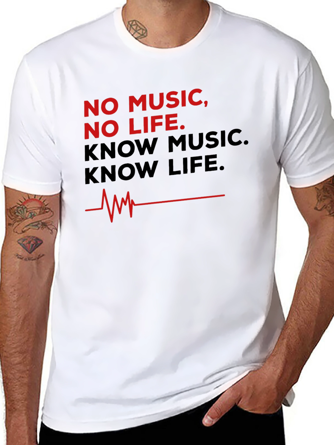 No Music No Life Graphic Tee