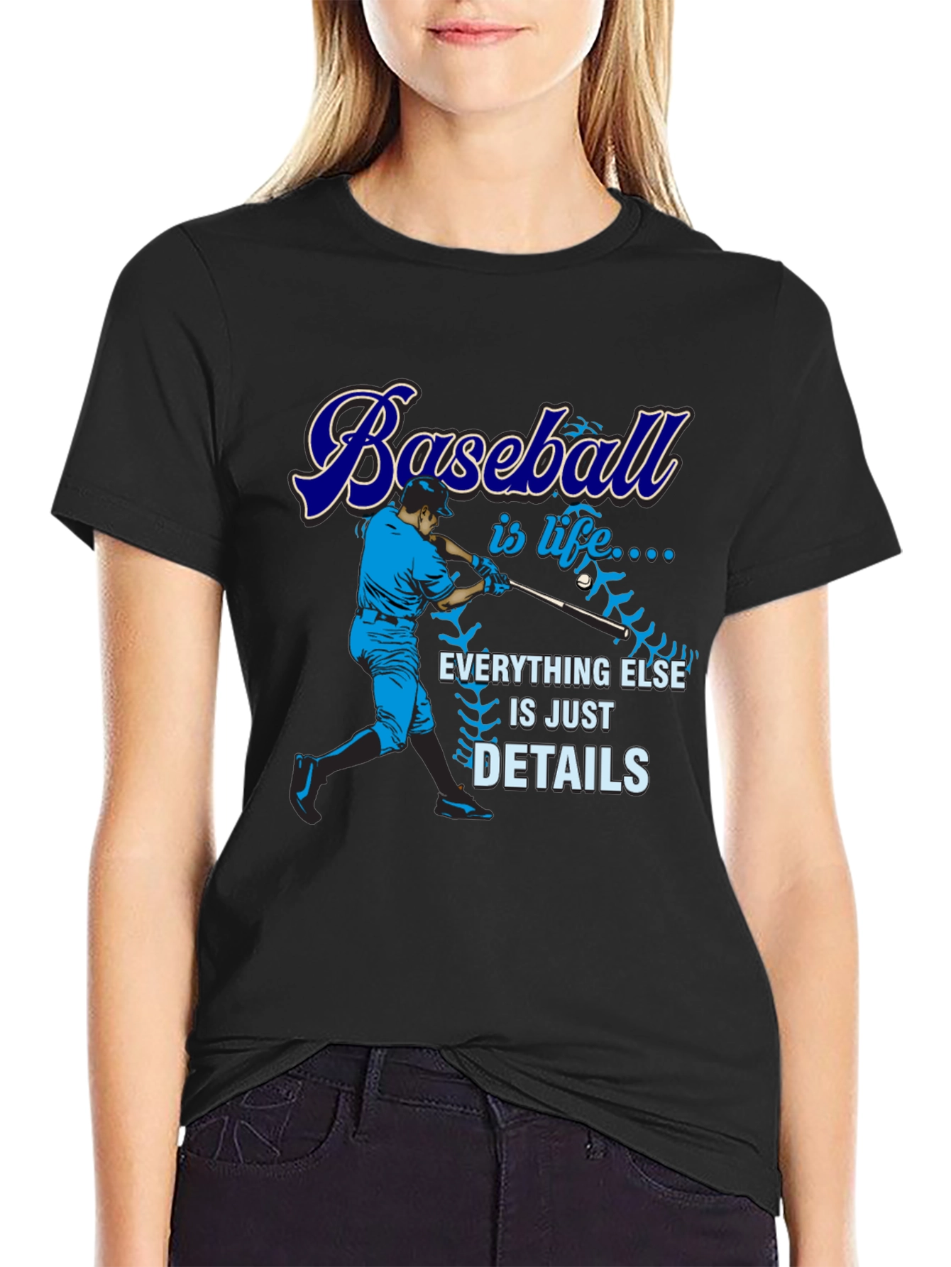 Baseball is Life Graphic T-Shirt