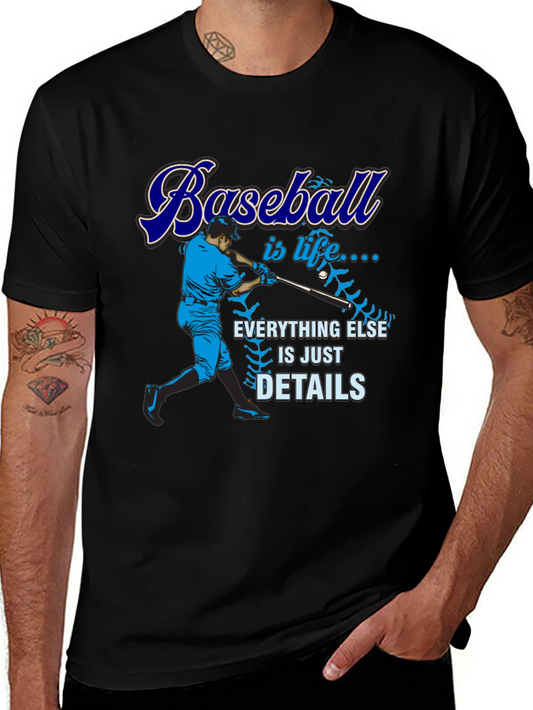 Baseball is Life Graphic T-Shirt