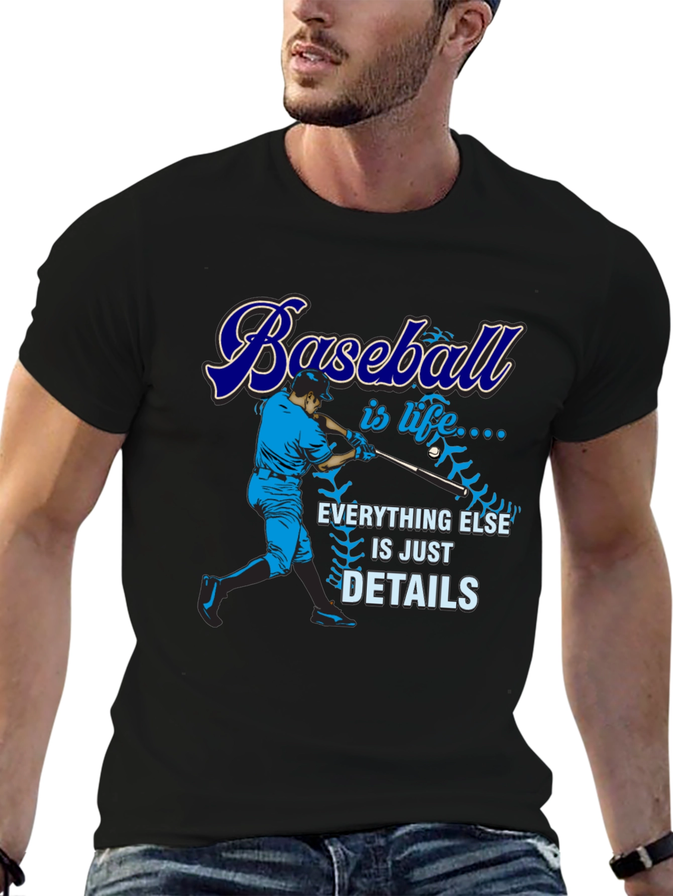Baseball is Life Graphic T-Shirt