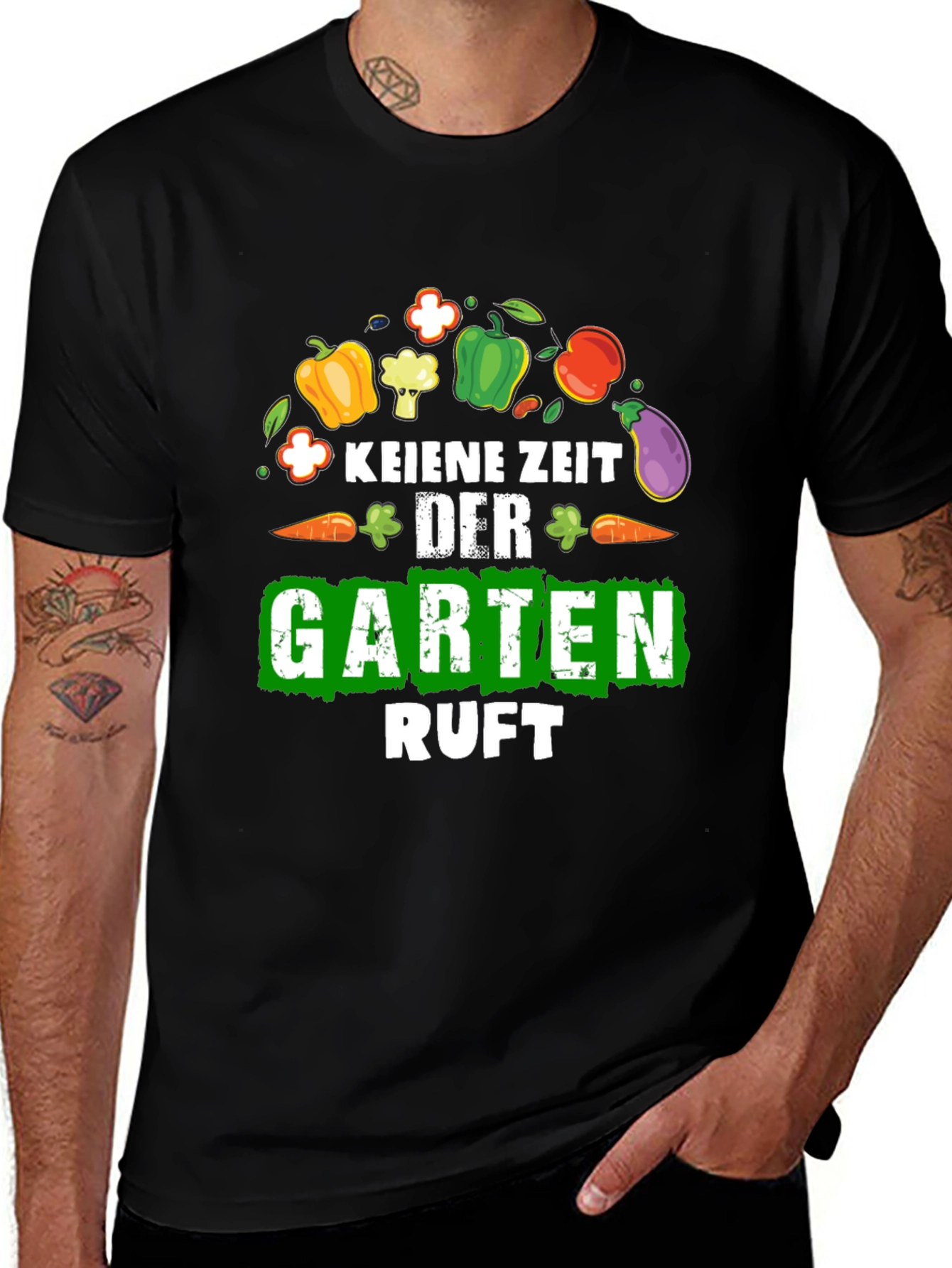 Gardening Enthusiast T-Shirt - KEINE ZEIT DER GARTEN RUFT