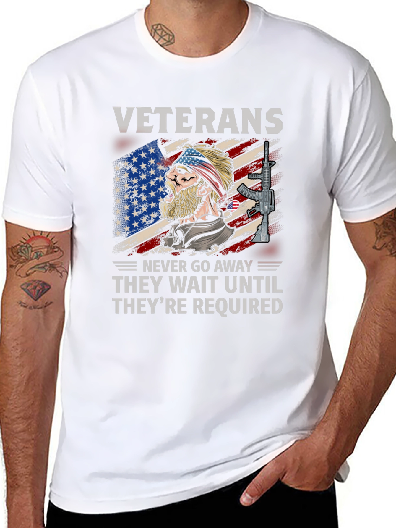 Veterans Never Go Away T-Shirt