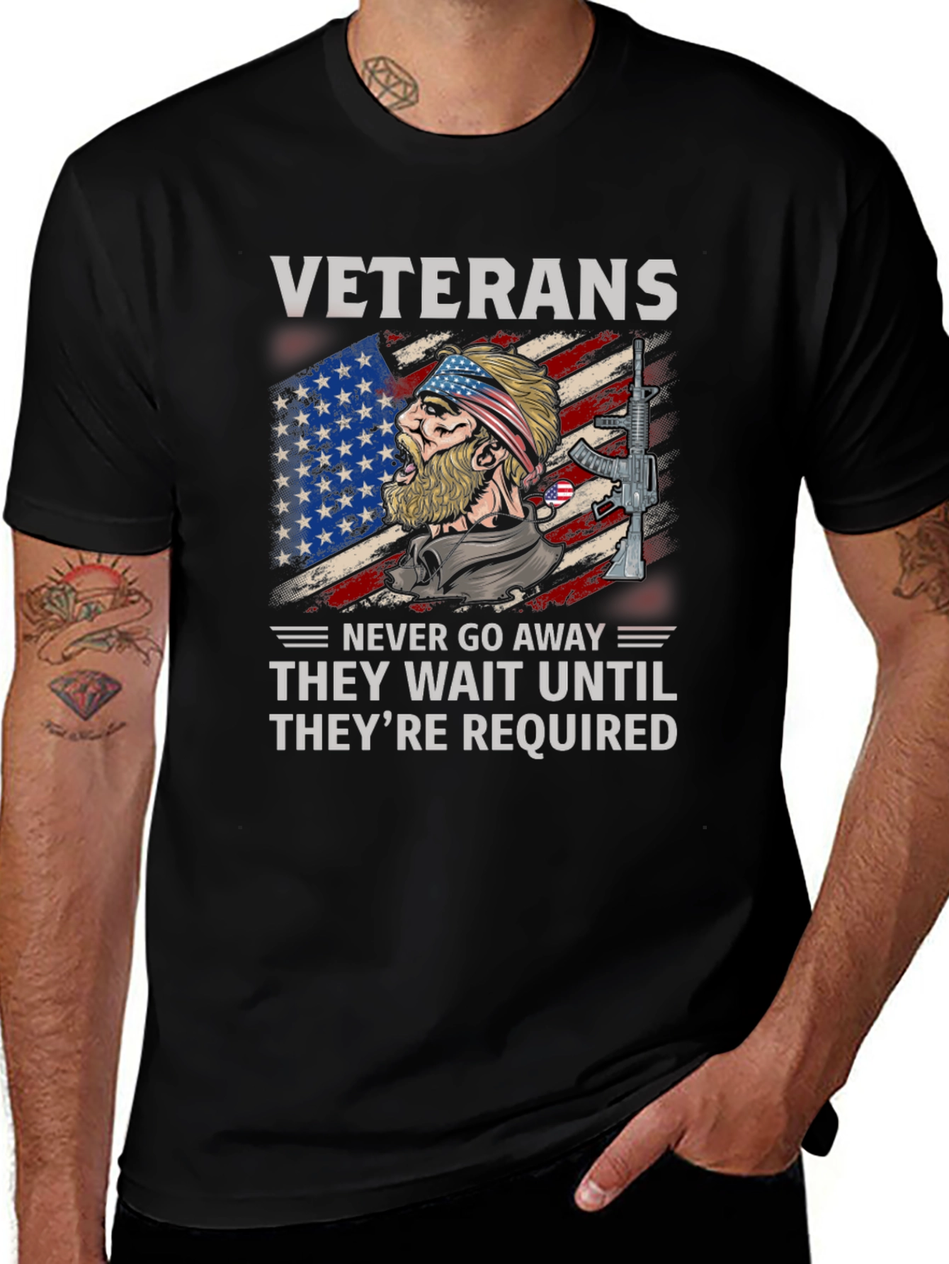 Veterans Never Go Away T-Shirt