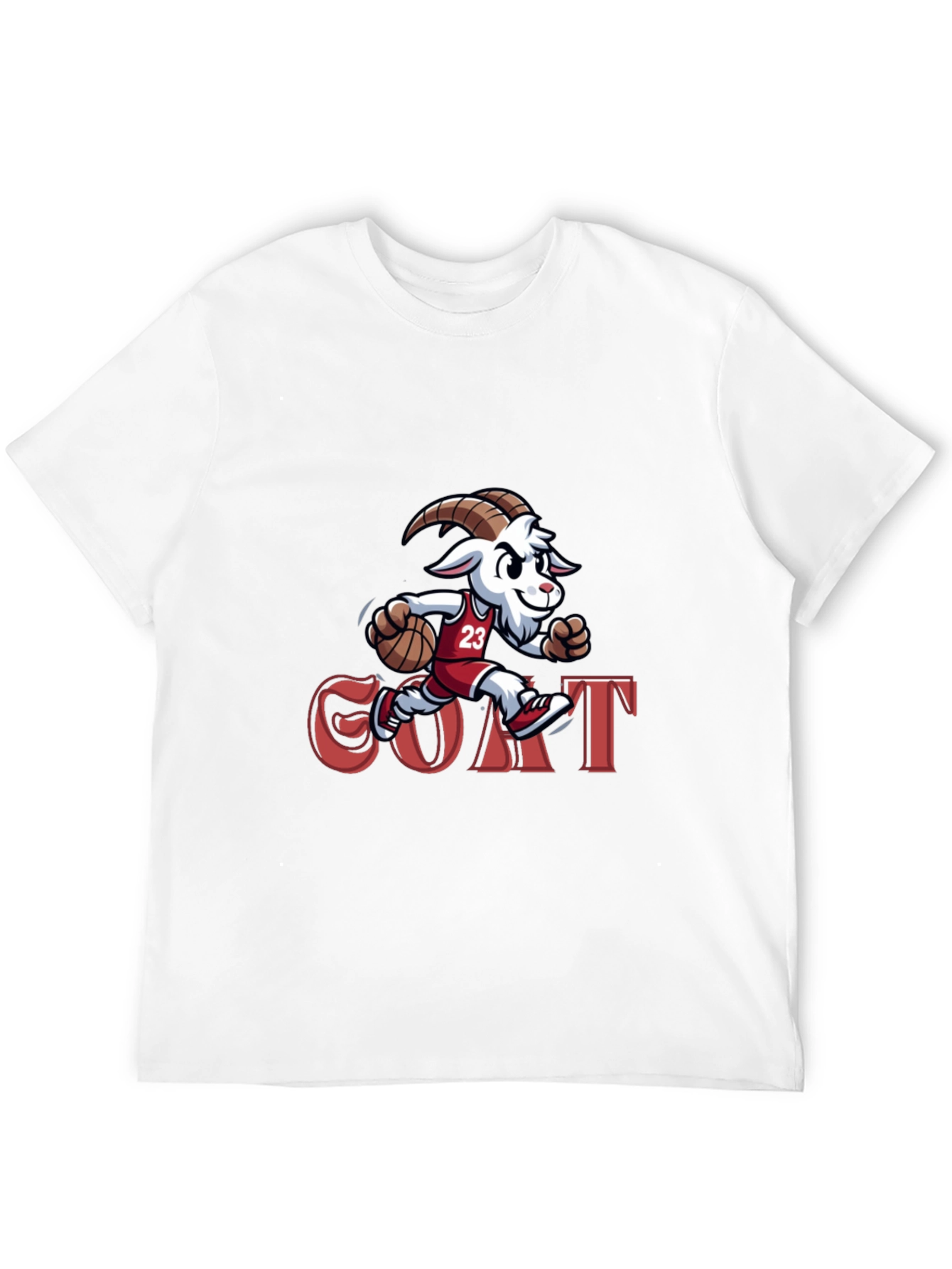 Goat Basketball Black T-Shirt