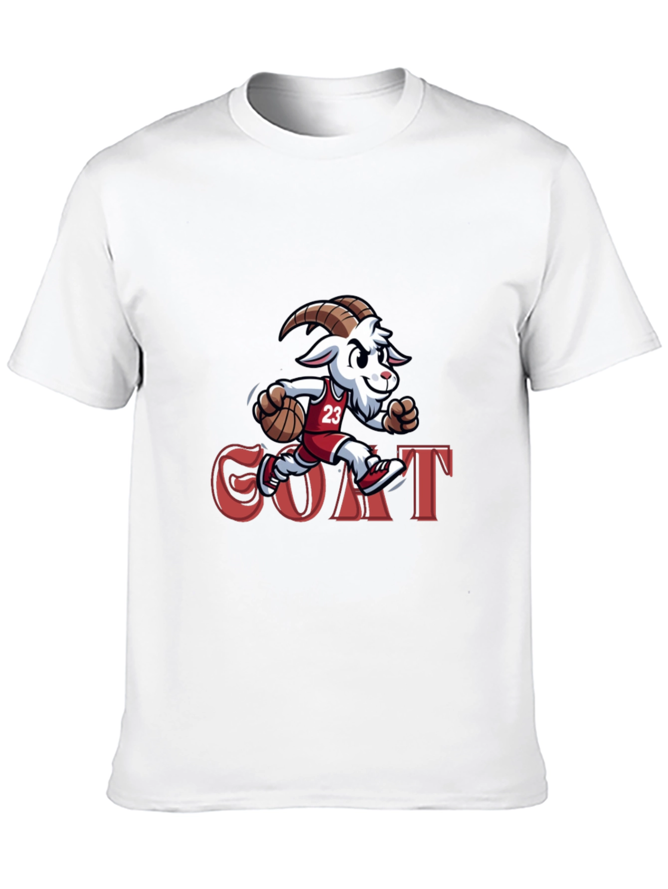 Goat Basketball Black T-Shirt