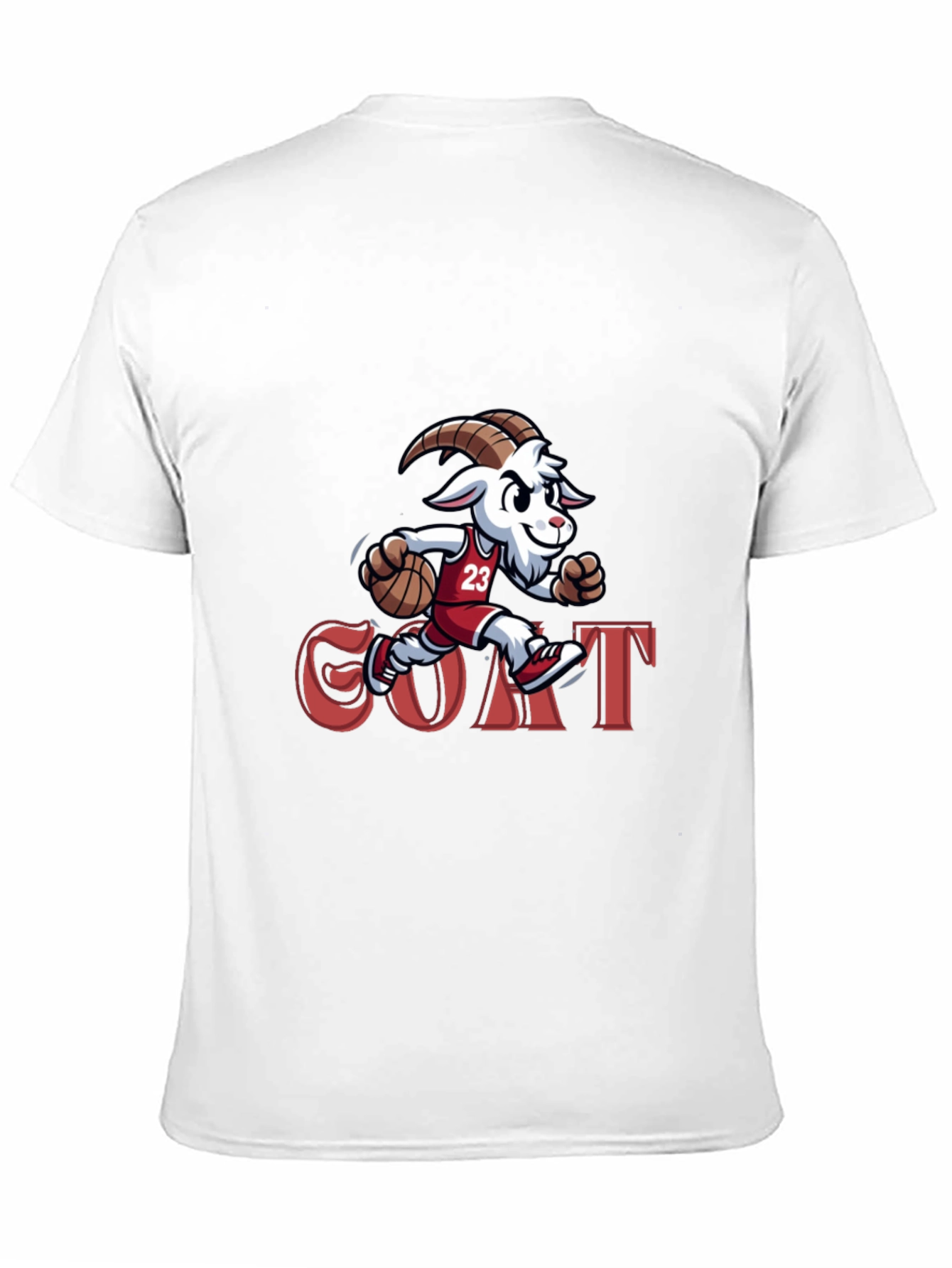 Goat Basketball Black T-Shirt