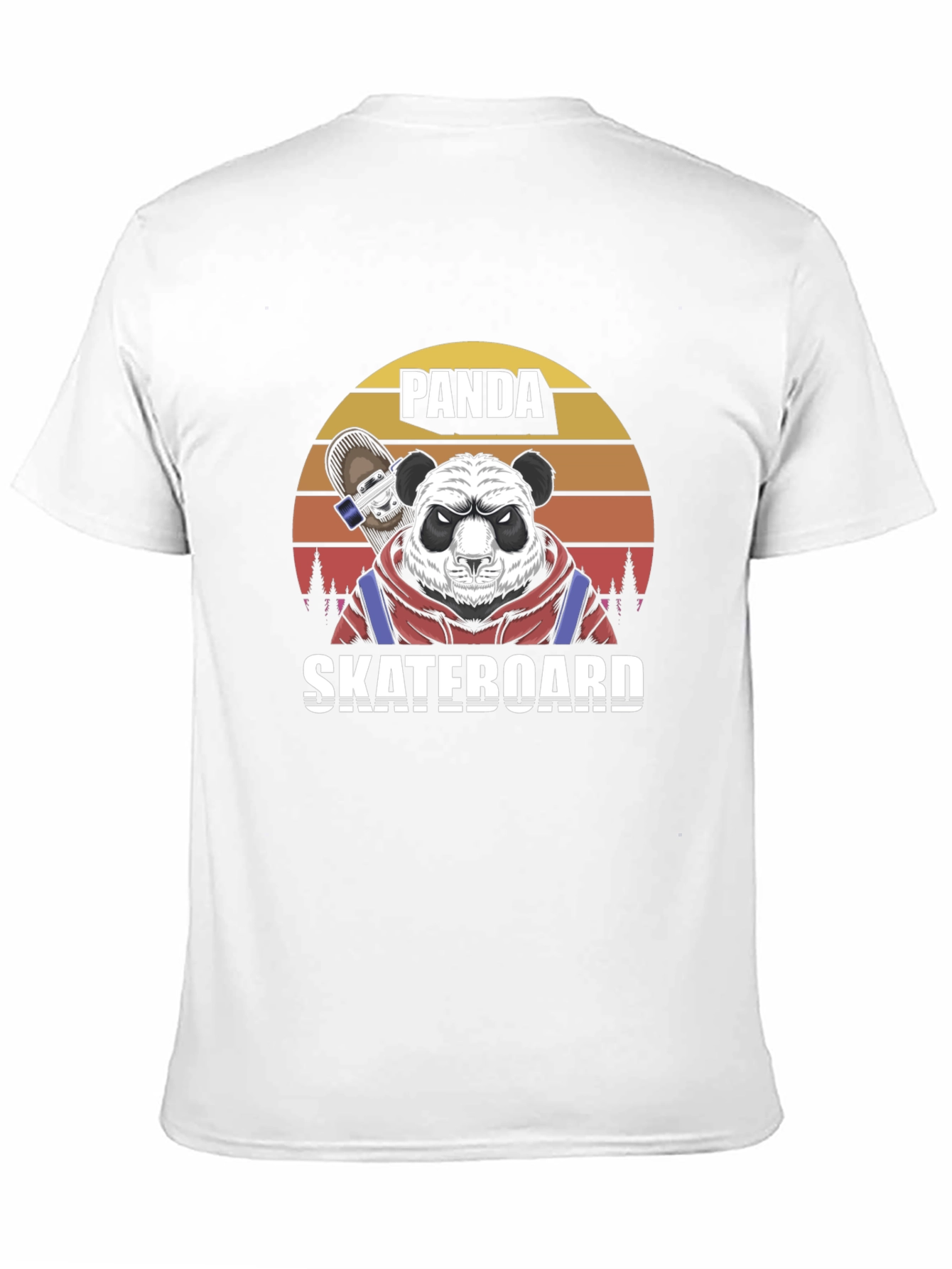 Panda Skateboard T-Shirt - Cool Graphic Tee