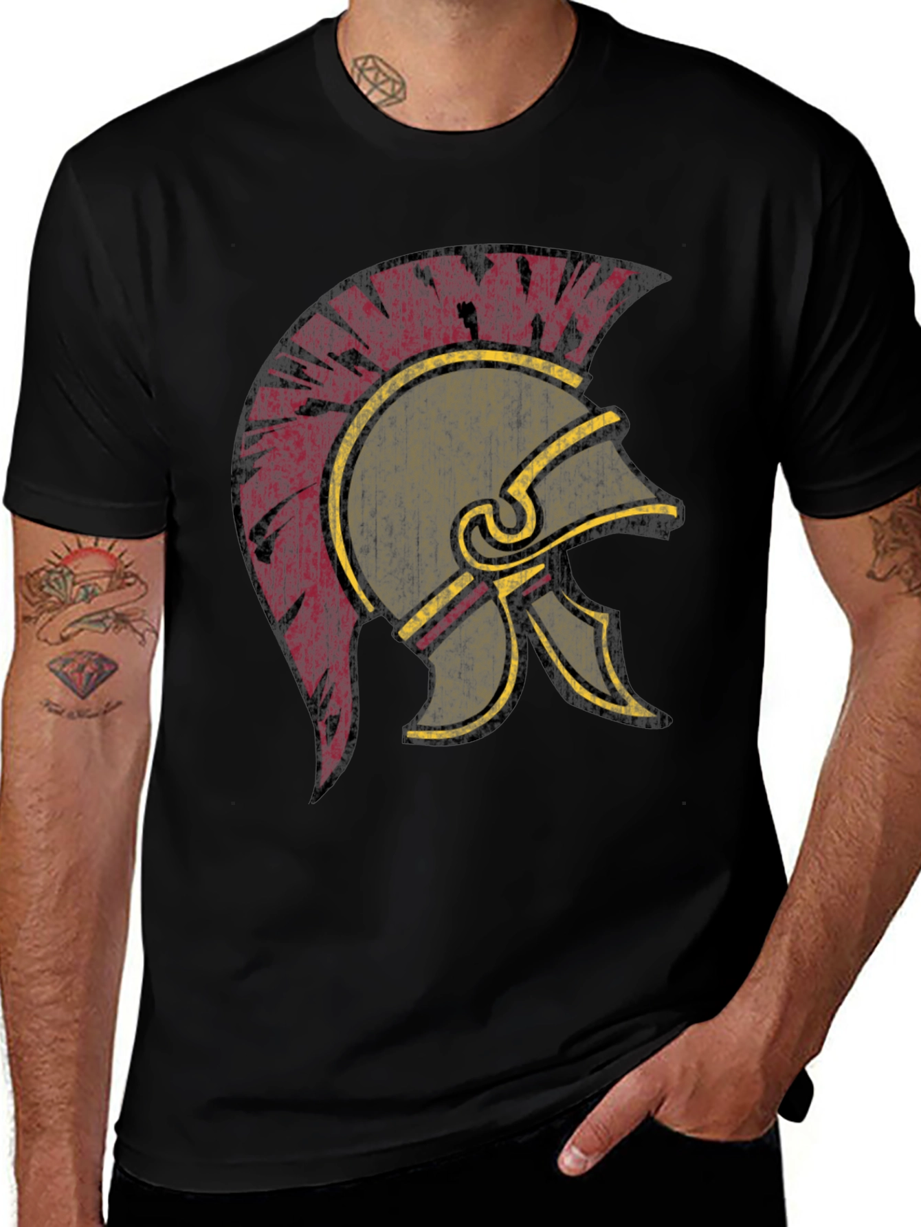 Spartan Helmet Graphic T-Shirt