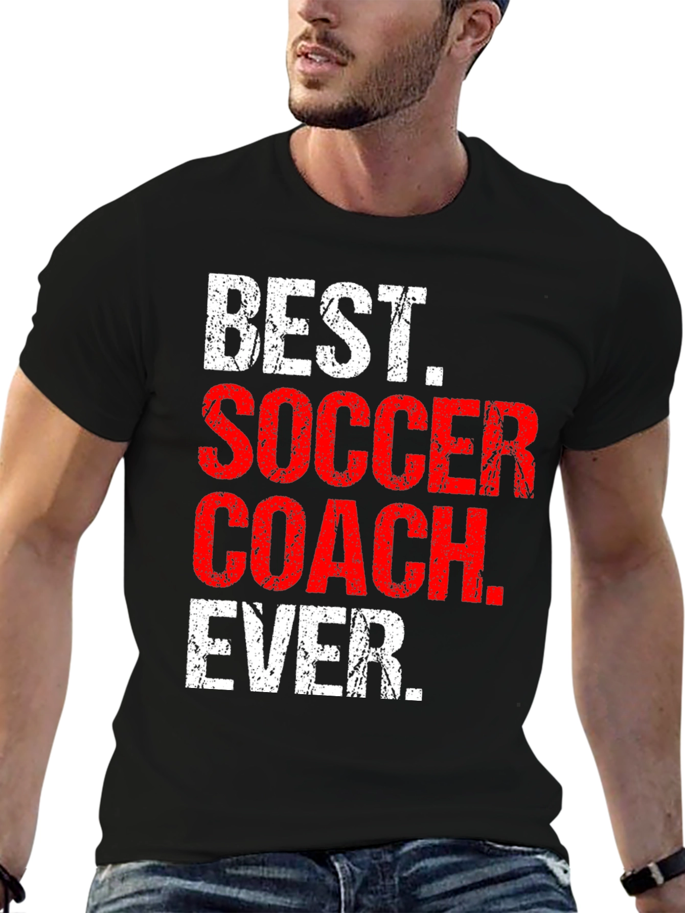 Best Soccer Coach Ever Graphic T-Shirt