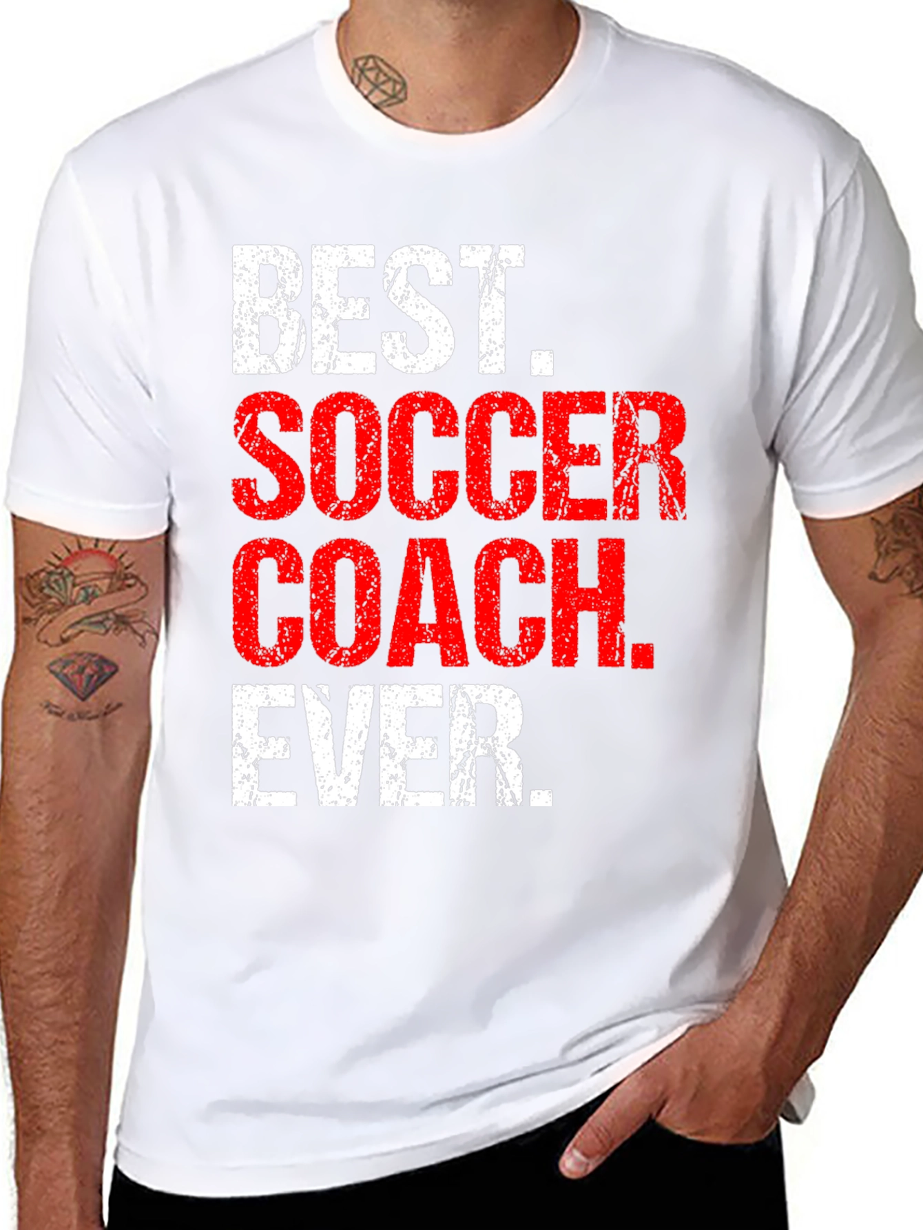 Best Soccer Coach Ever Graphic T-Shirt