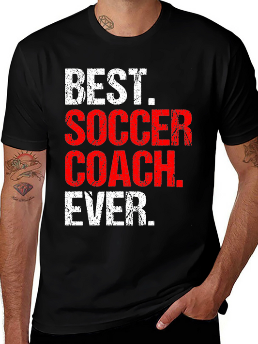 Best Soccer Coach Ever Graphic T-Shirt