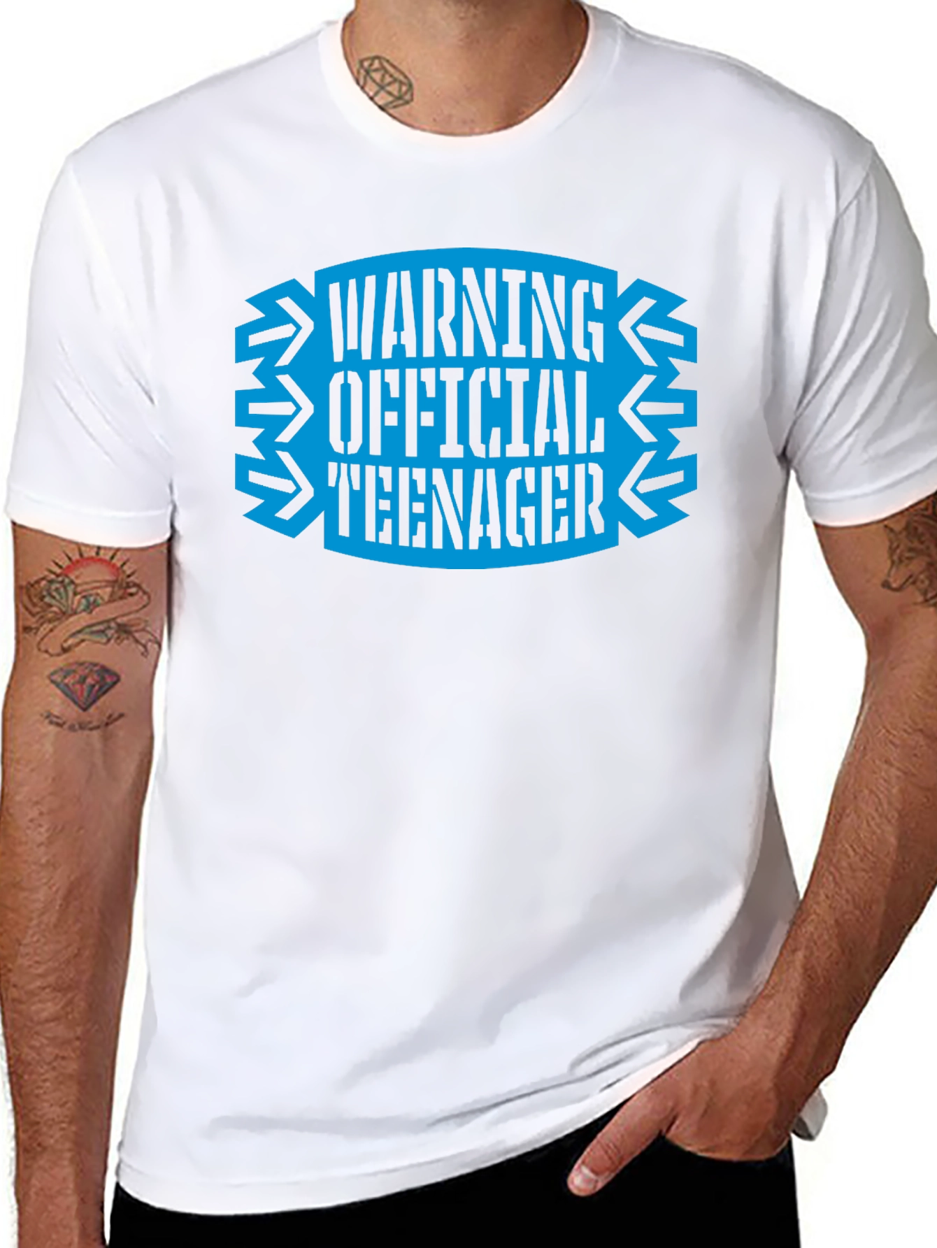 Official Teenager Graphic Tee - Black
