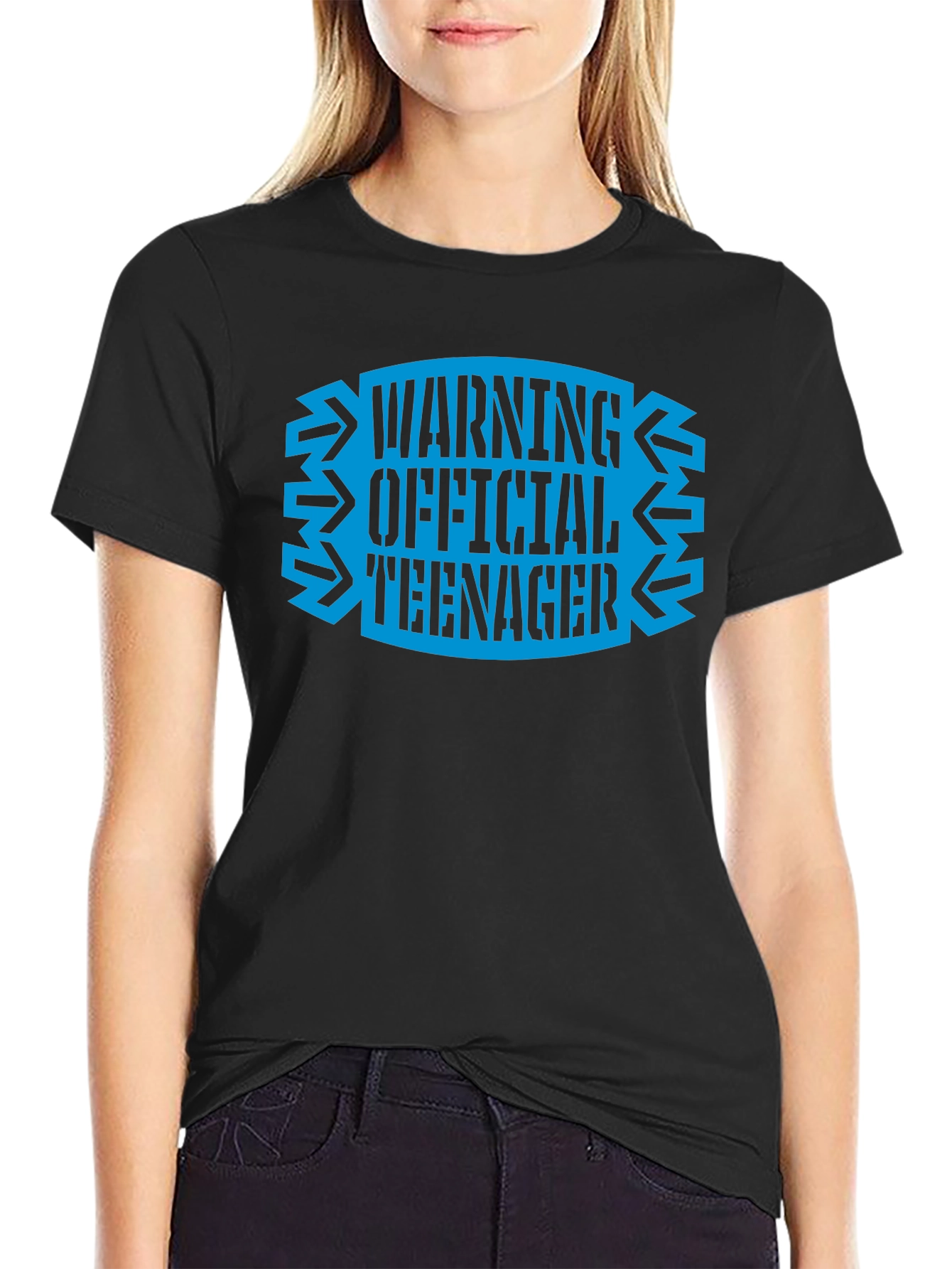 Official Teenager Graphic Tee - Black
