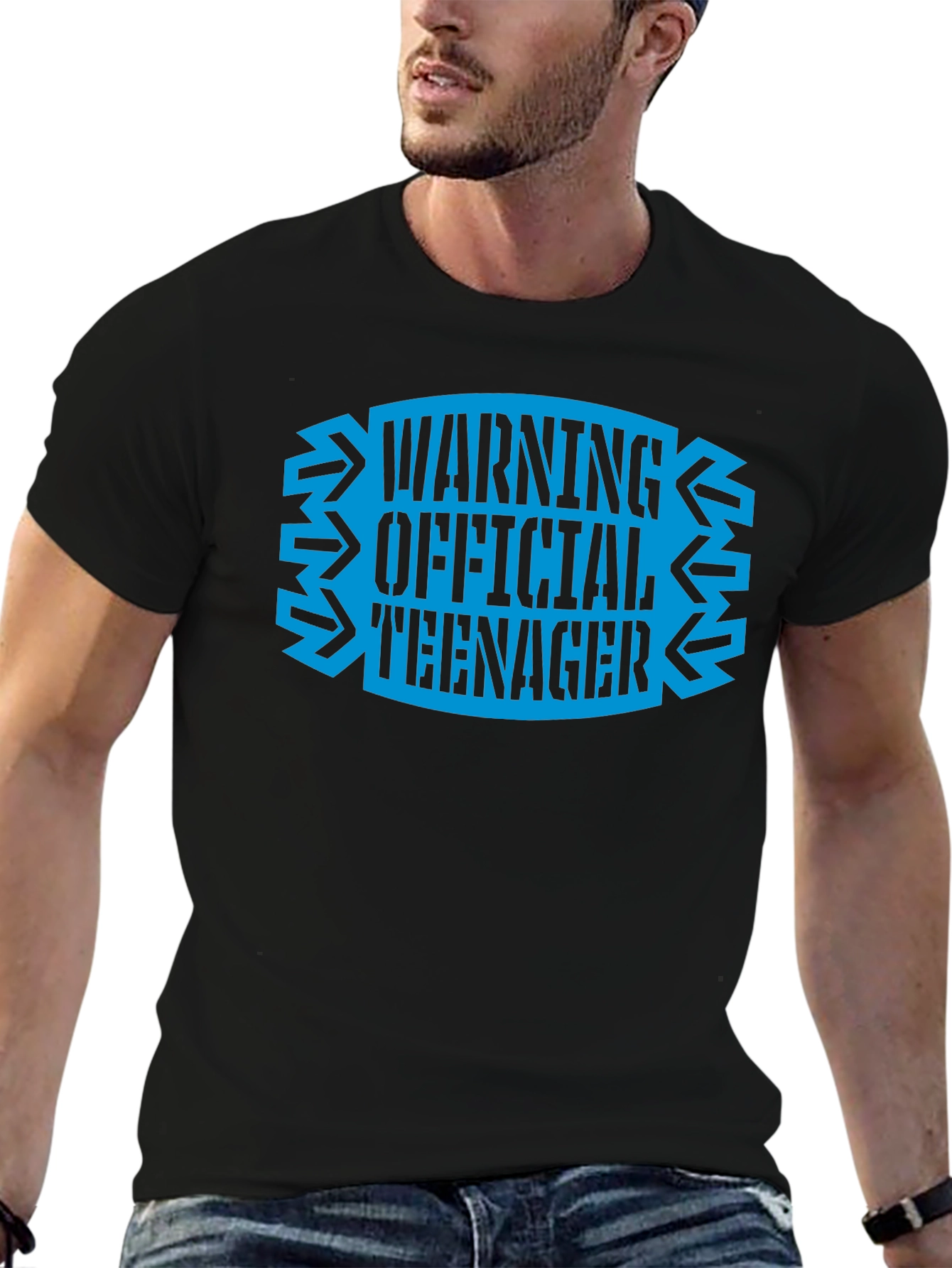 Official Teenager Graphic Tee - Black