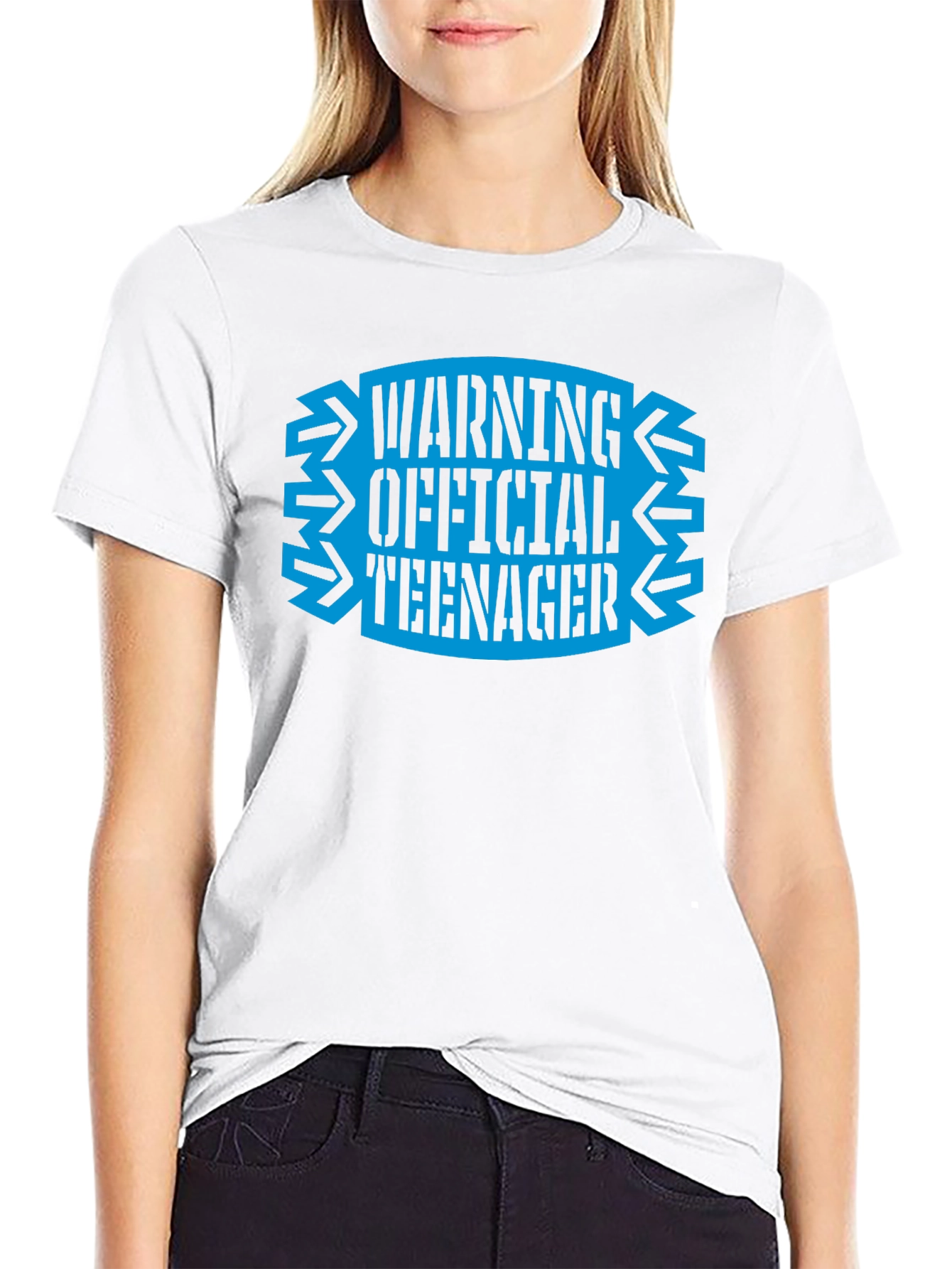 Official Teenager Graphic Tee - Black