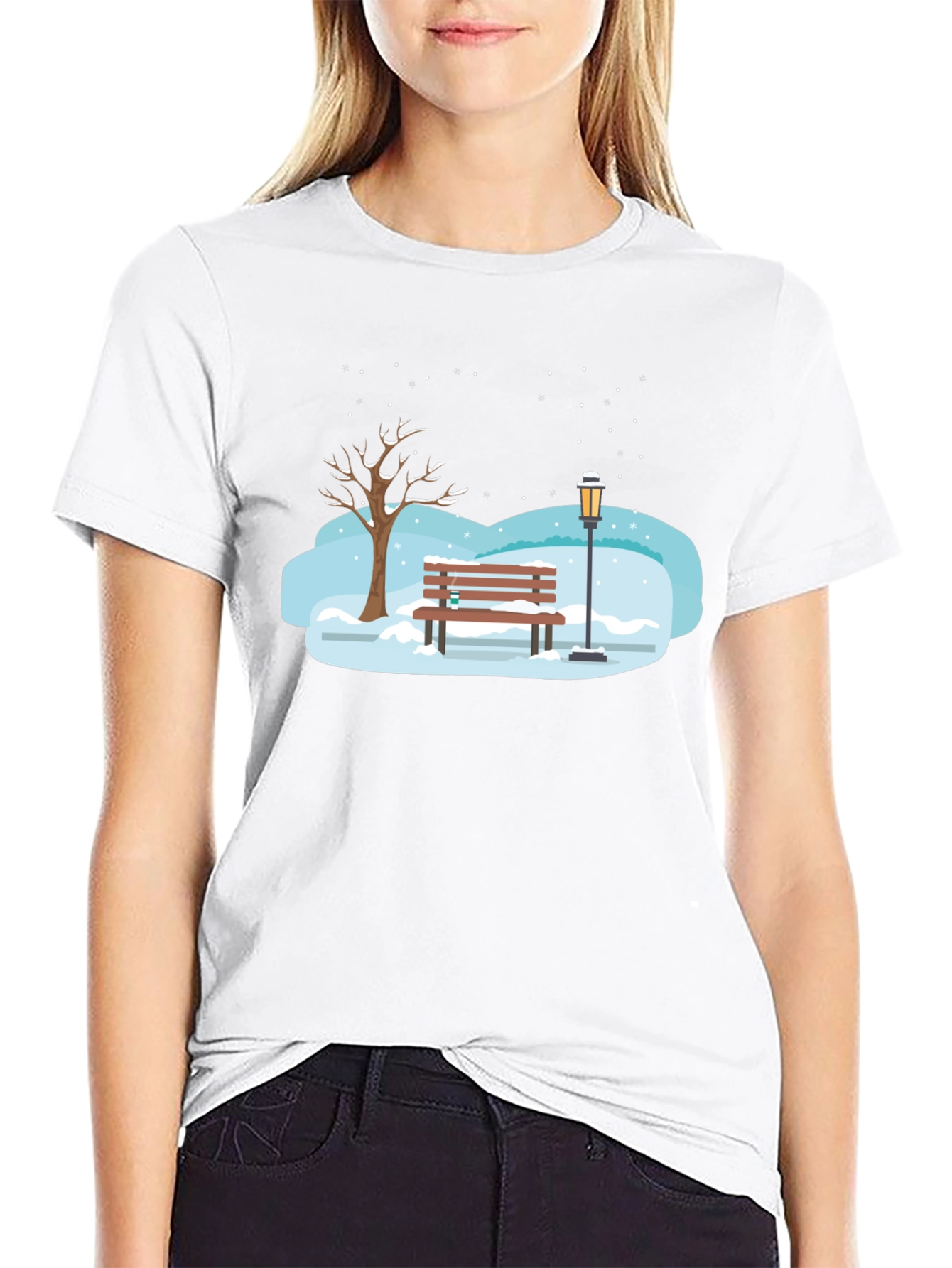 Winter Park Bench Graphic T-Shirt
