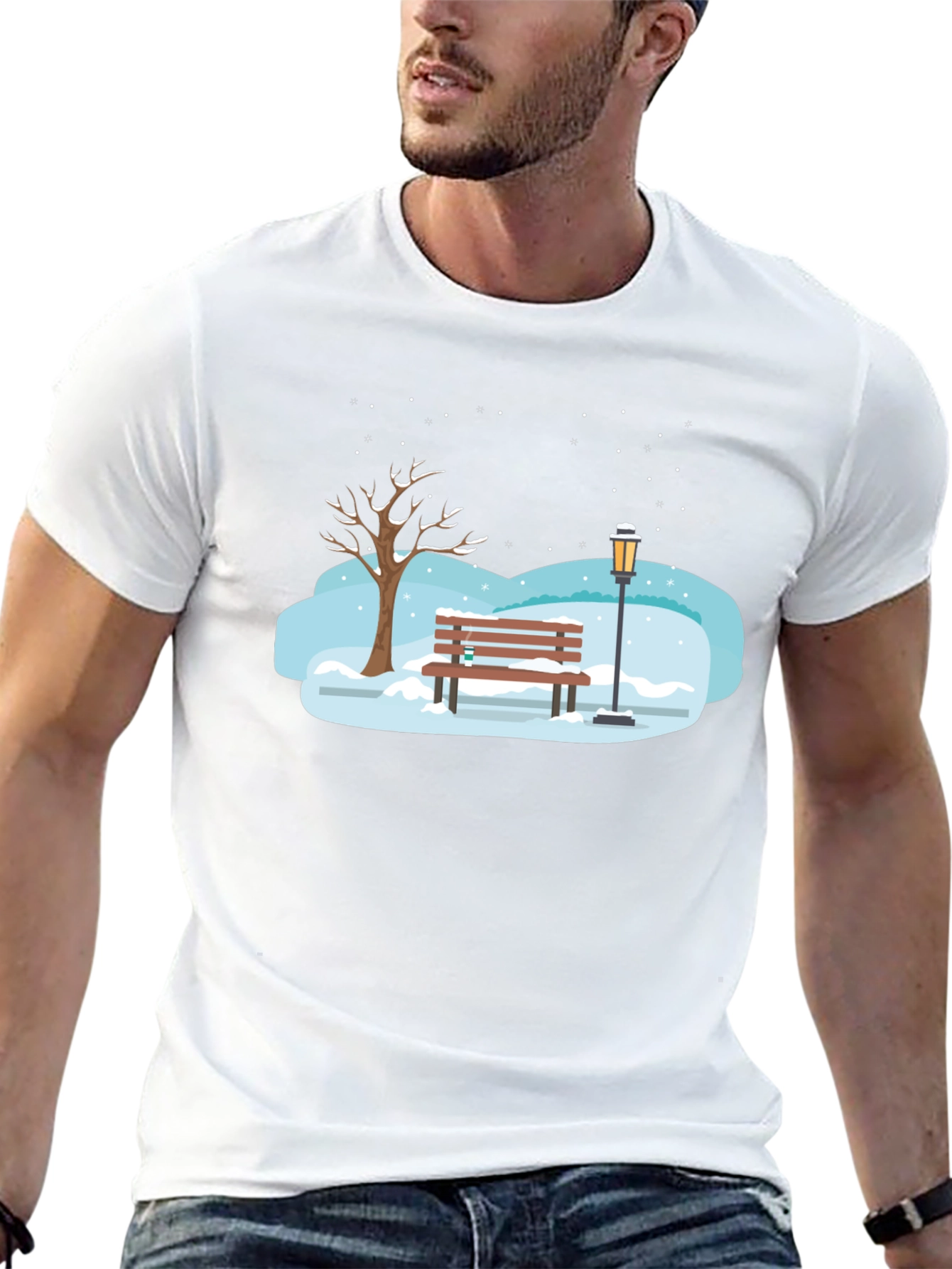 Winter Park Bench Graphic T-Shirt