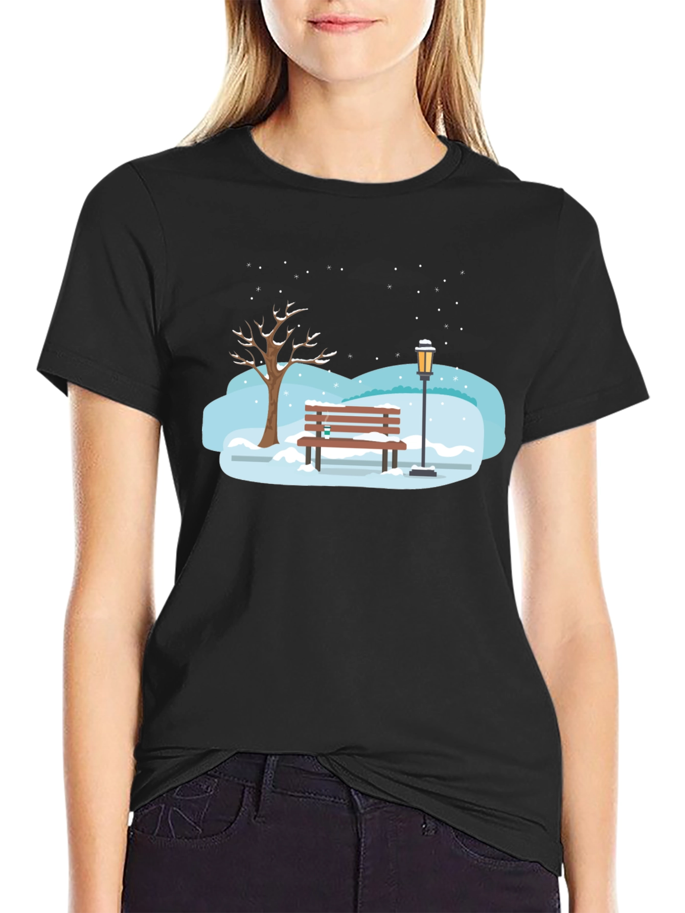Winter Park Bench Graphic T-Shirt