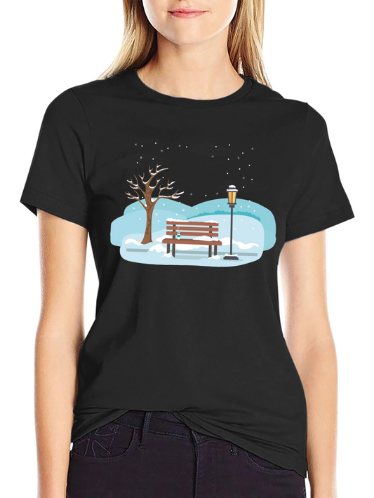 Winter Park Bench Graphic T-Shirt