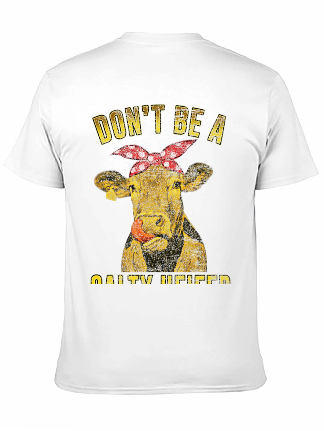 Salty Heifer T-Shirt - Funny Cow Graphic Tee